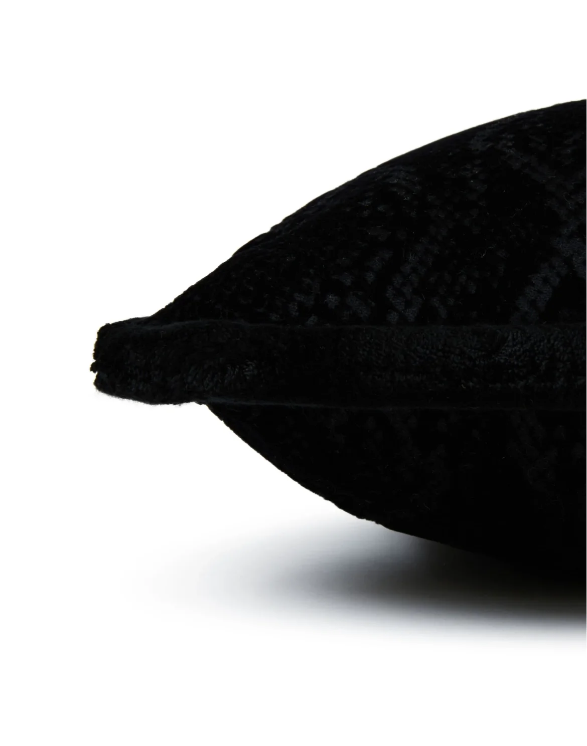 Velvet Cushion Python Print 40x40, цвет: Черный