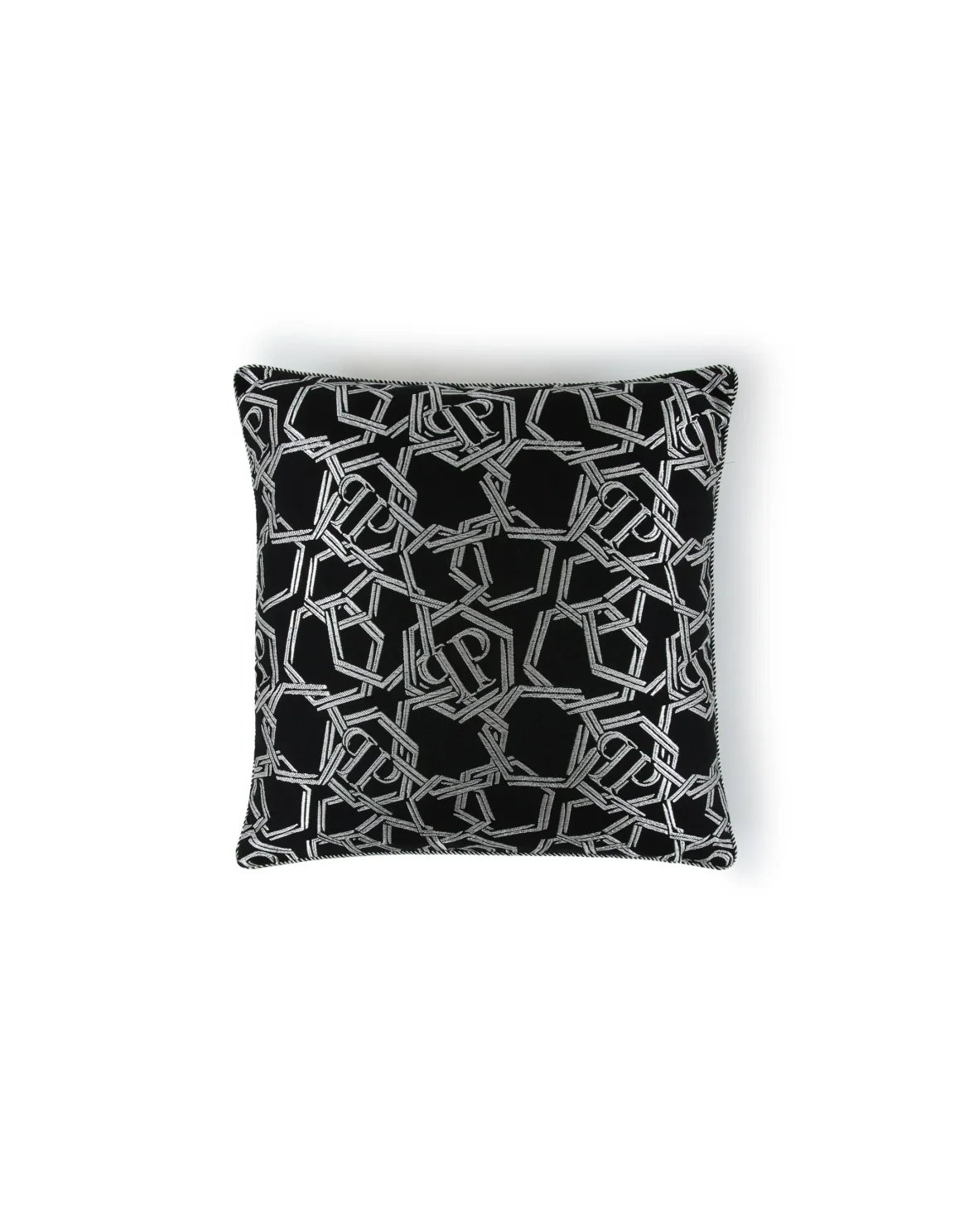 Jacquard Cushion Chains 60x60, цвет: Черный