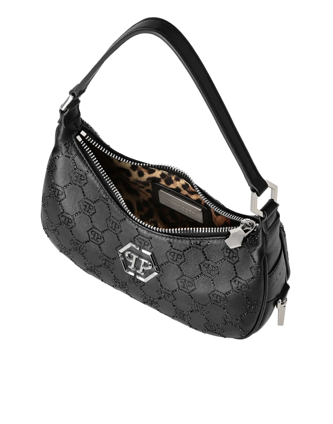 Shoulder Bag Monogram Strass, цвет: Черный