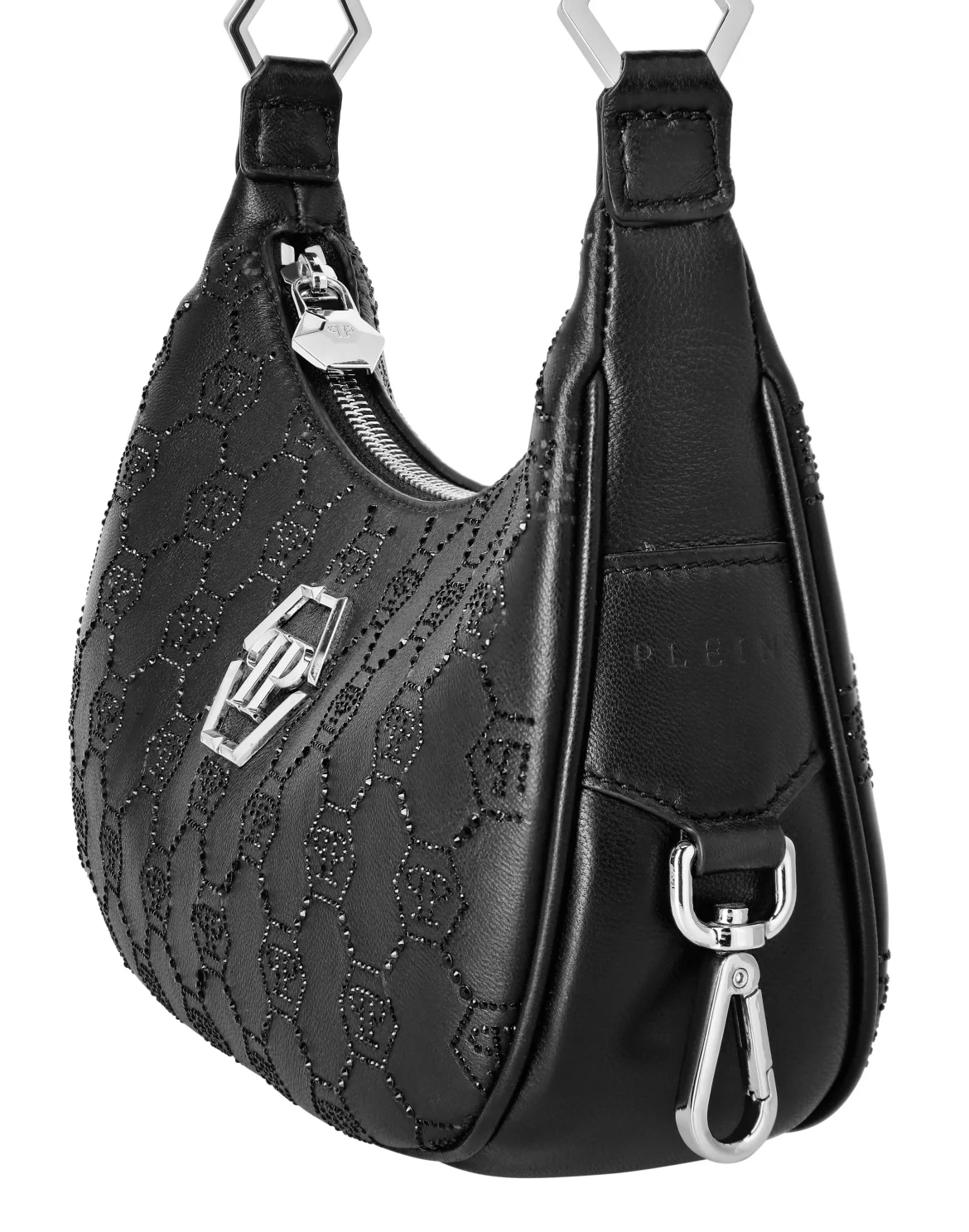 Shoulder Bag Monogram Strass, цвет: Черный