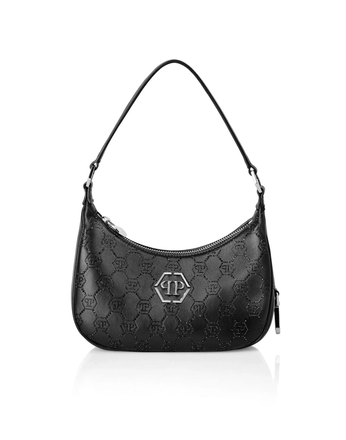 Shoulder Bag Monogram Strass, цвет: Черный