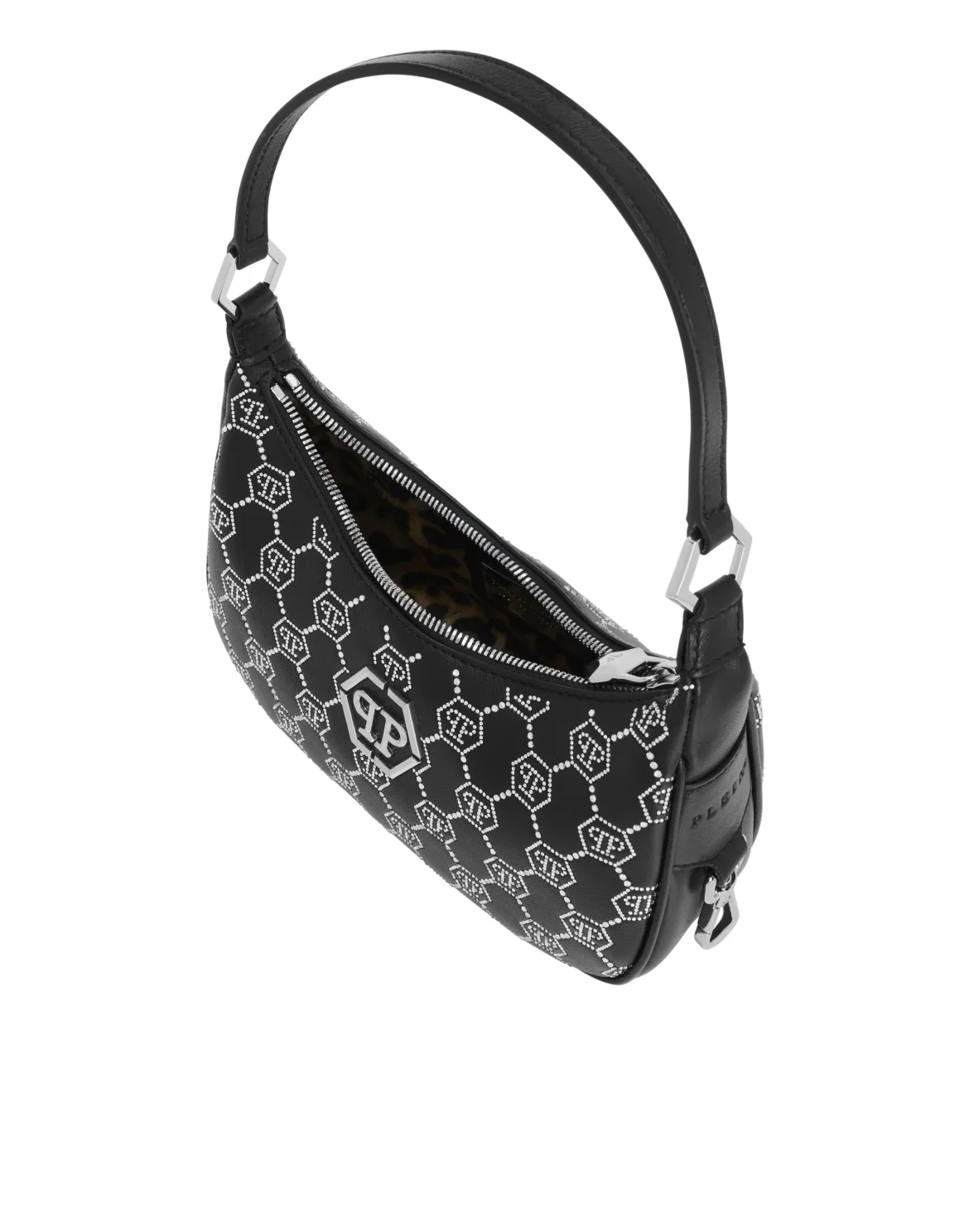 Shoulder Bag Monogram Strass, цвет: Черный