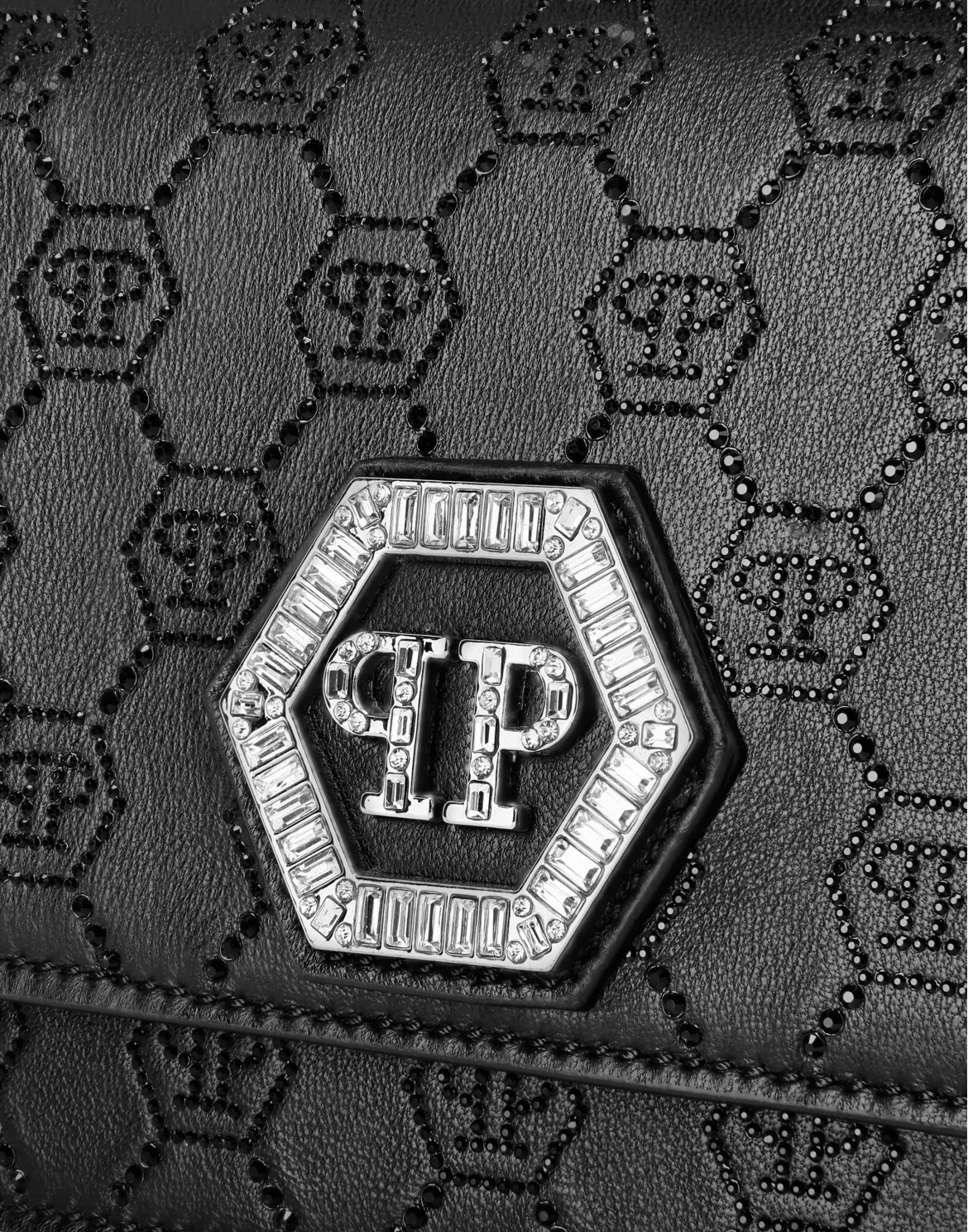 Hexagon Bag Monogram Strass Monogram Strass, цвет: Черный
