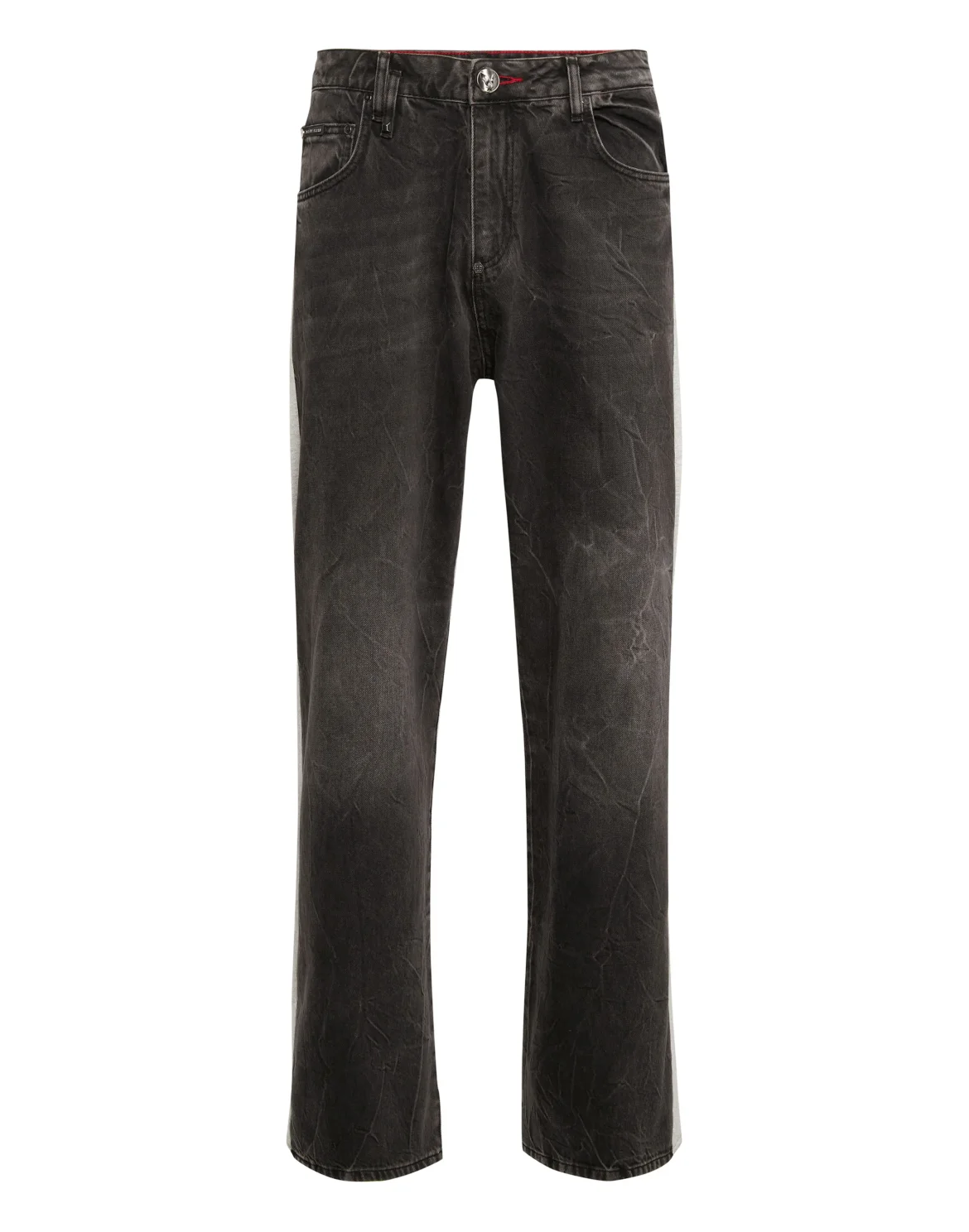 Denim & Fleece Trousers Beach Boy Fit, цвет: Серый