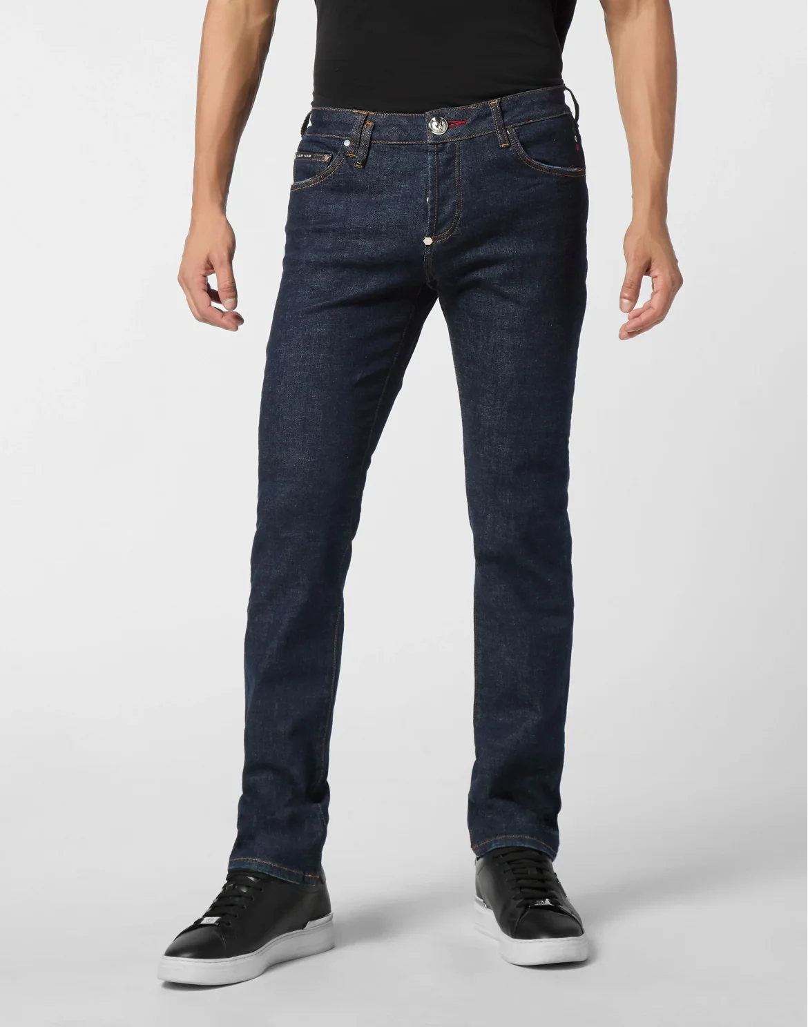 Straight Supreme Cut Jeans Crest, цвет: Темно-синий деним