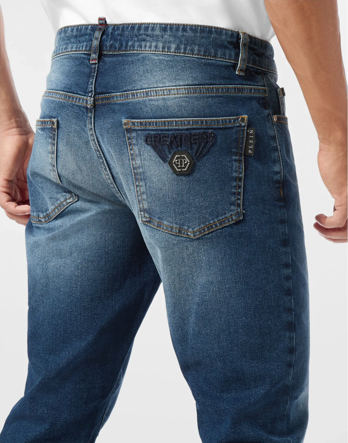 Super Straight Cut Jeans Greatness, цвет: Темно-синий деним
