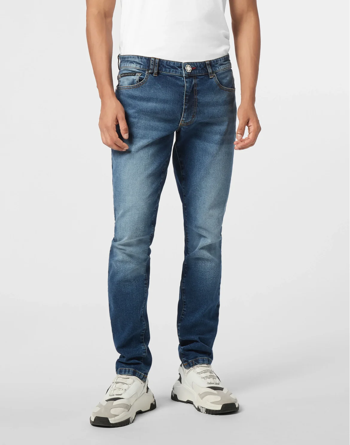 Super Straight Cut Jeans Greatness, цвет: Темно-синий деним