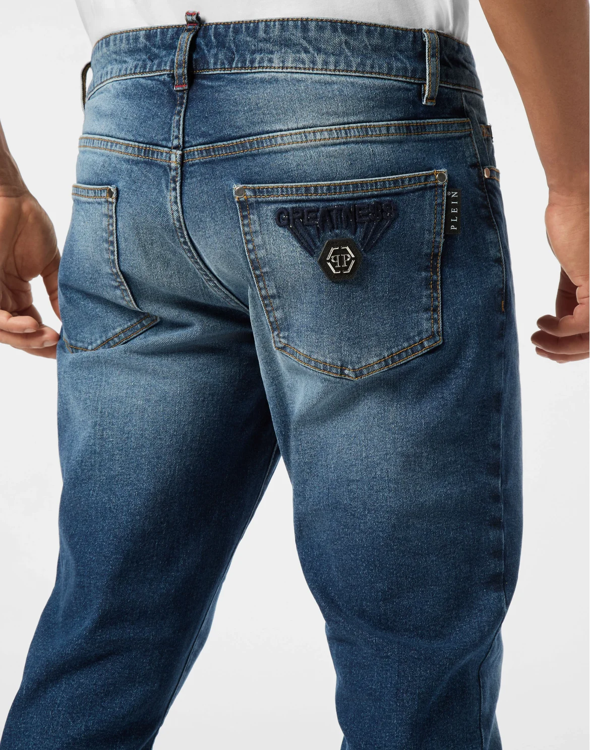 Skinny Jeans Greatness, цвет: Темно-синий деним