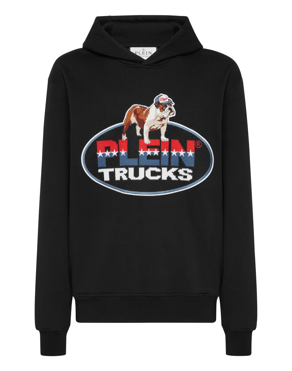 Hoodie Sweatshirt Bulldog, цвет: Черный