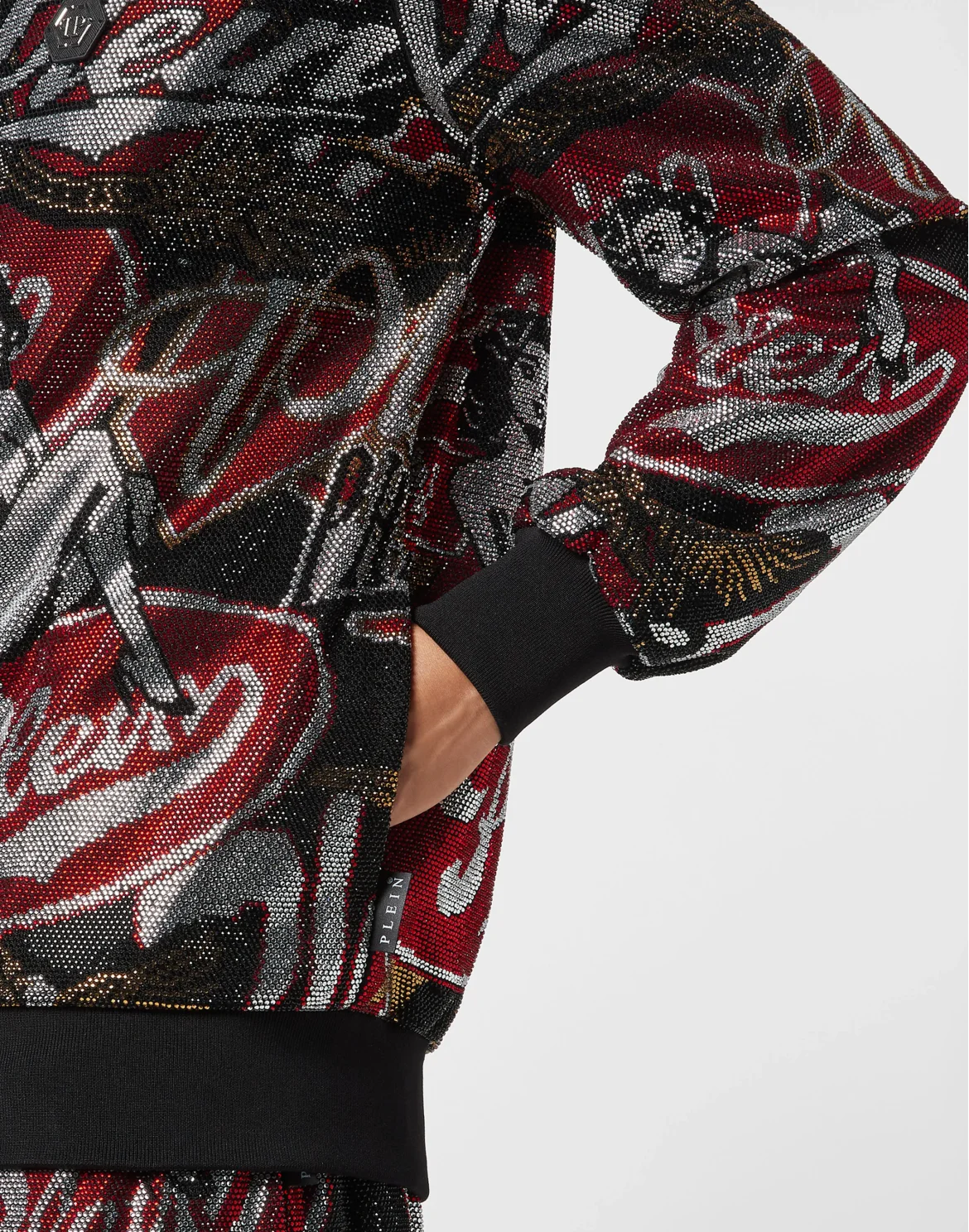 Tracksuit Jacket Plein Beers Stones, цвет: Черный