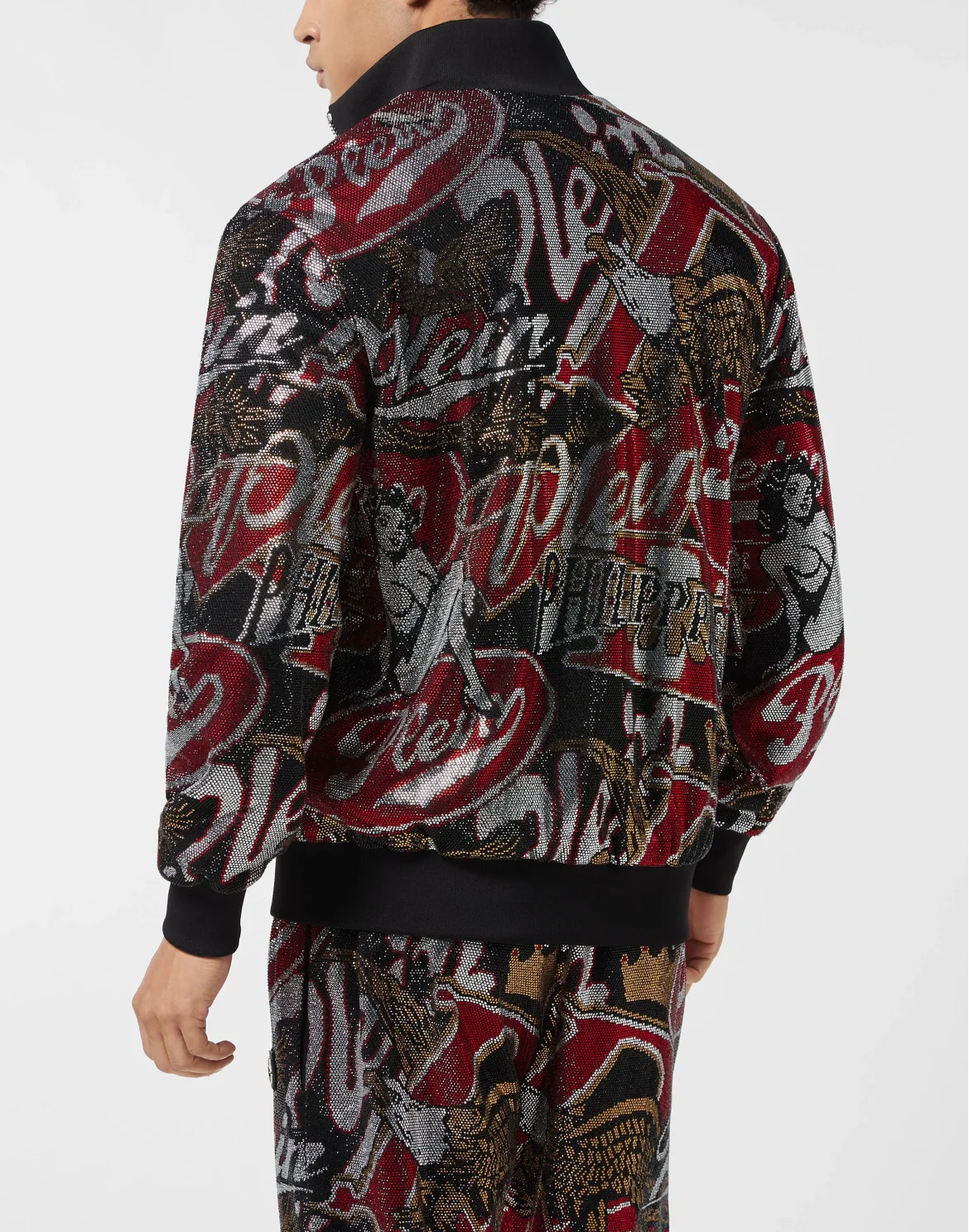 Tracksuit Jacket Plein Beers Stones, цвет: Черный