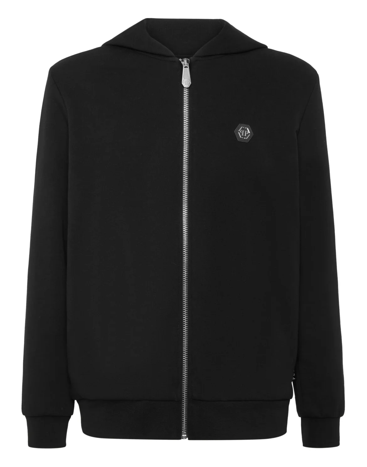 Fleece Zip Hoodie Skull America, цвет: Черный