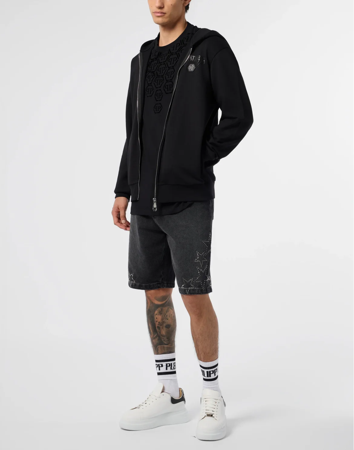 Fleece Zip Hoodie Greatness, цвет: Черный