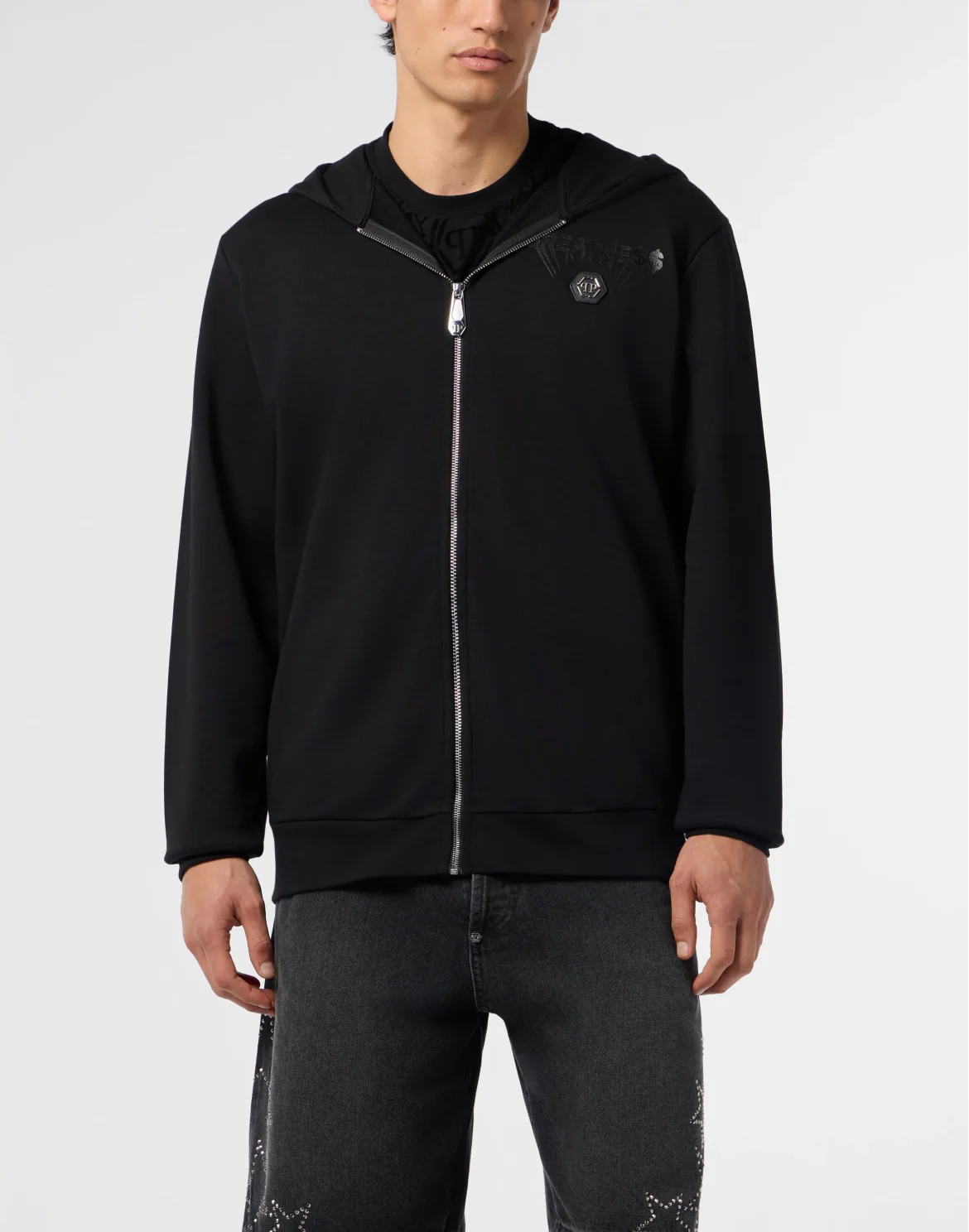 Fleece Zip Hoodie Greatness, цвет: Черный