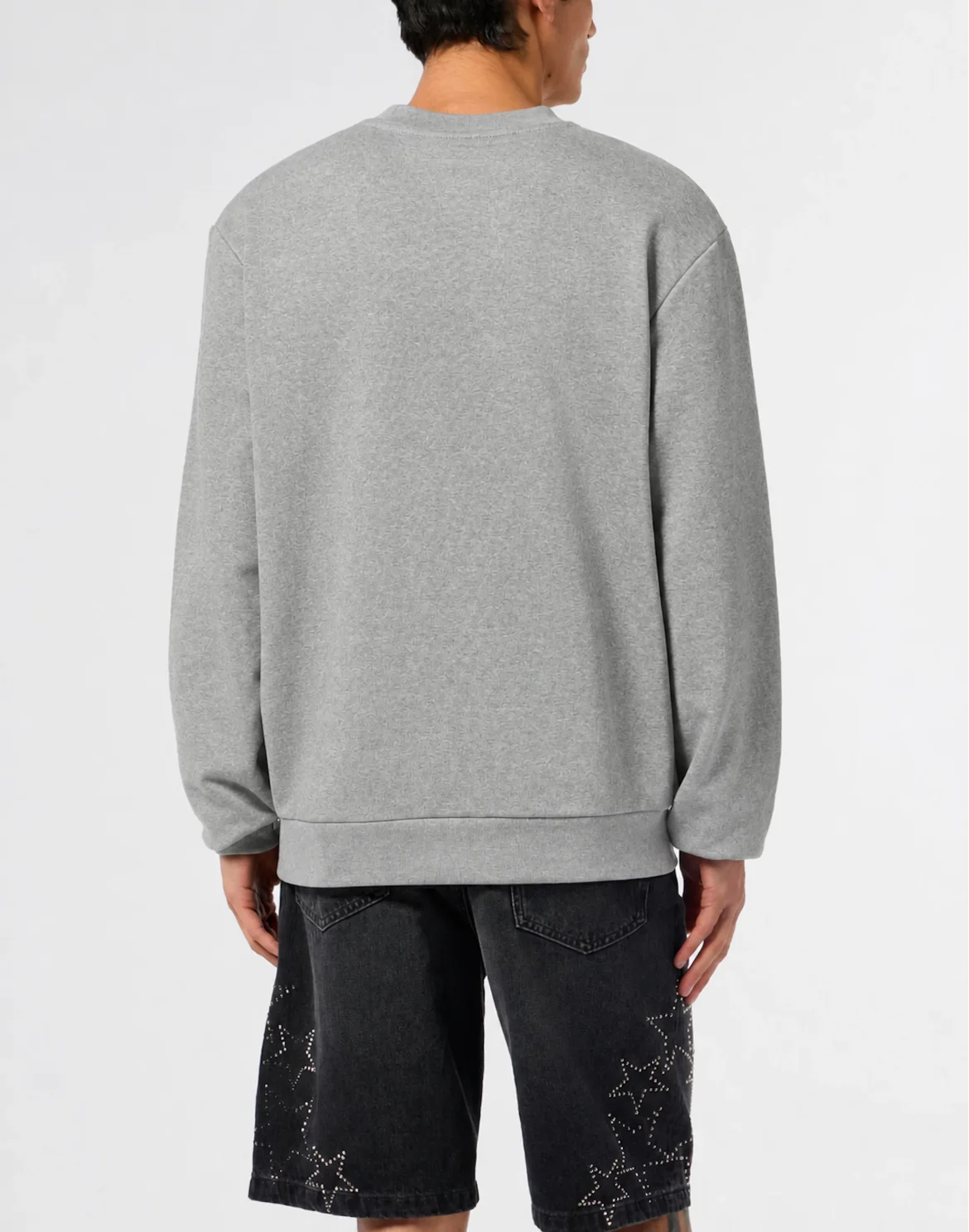 Fleece Round Neck Sweatshirt Greatness, цвет: Серый