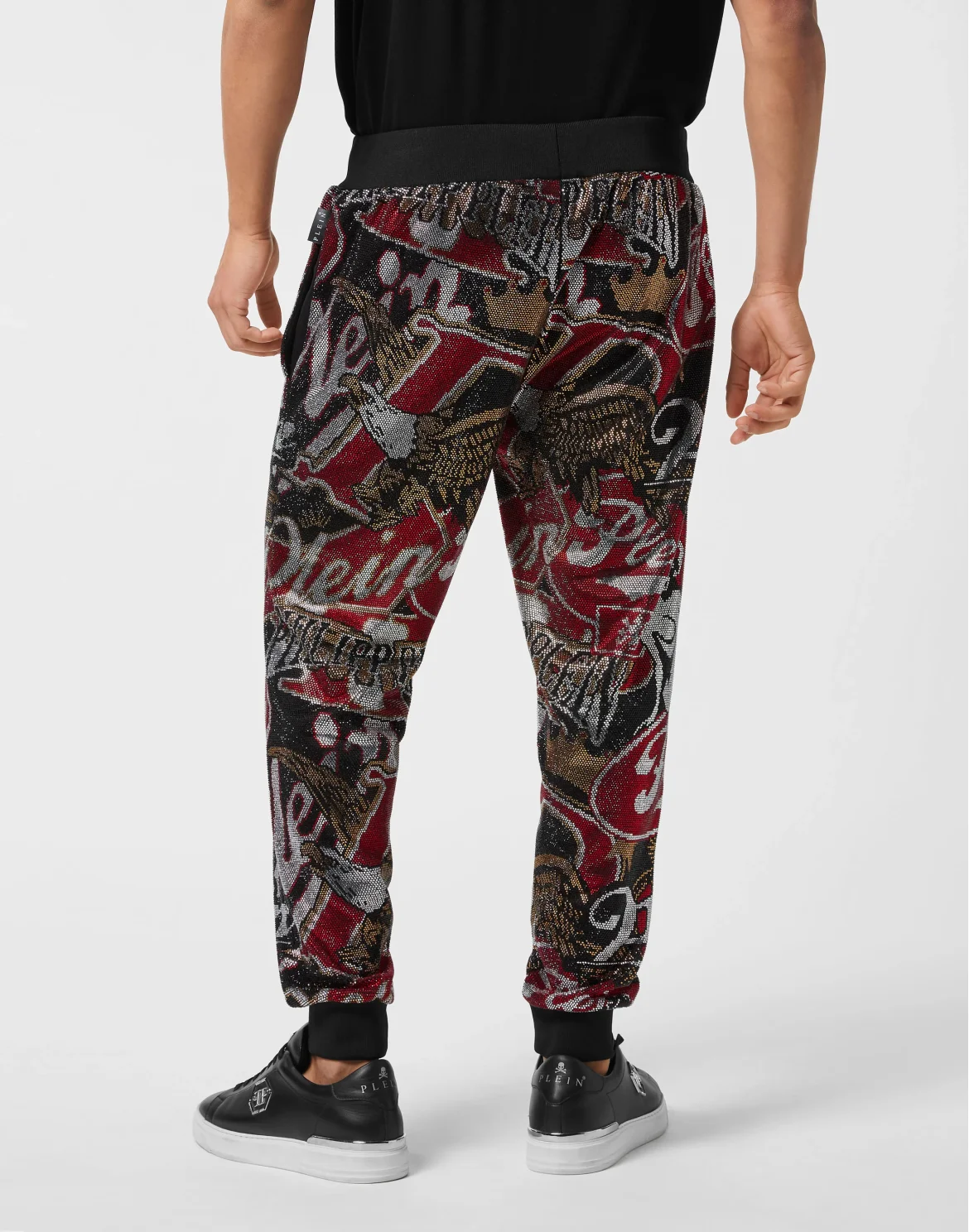Tracksuit Trousers Plein Beers Stones, цвет: Черный
