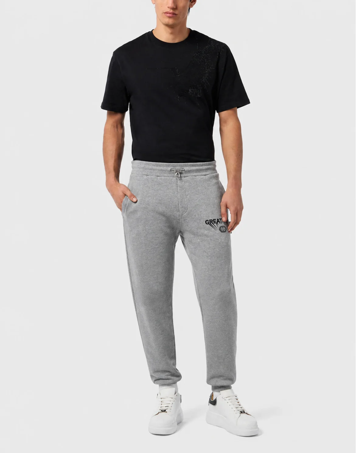Fleece Joggers Greatness, цвет: Серый