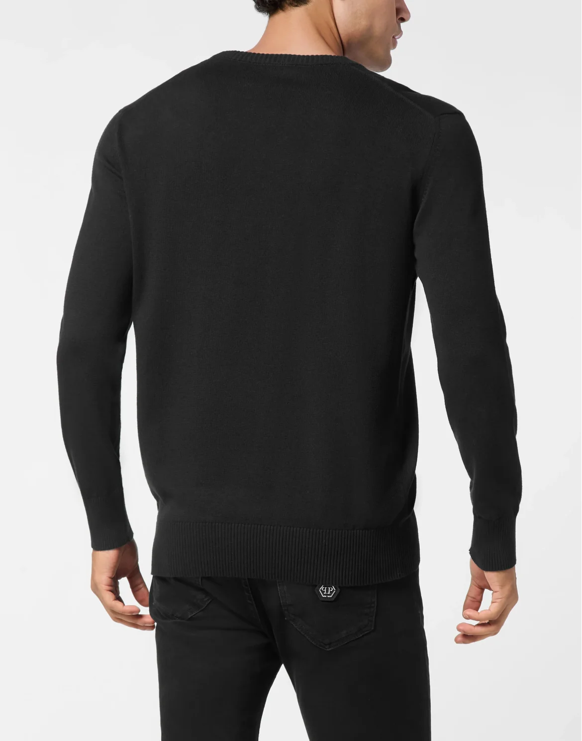 Round Neck Pullover Greatness, цвет: Черный
