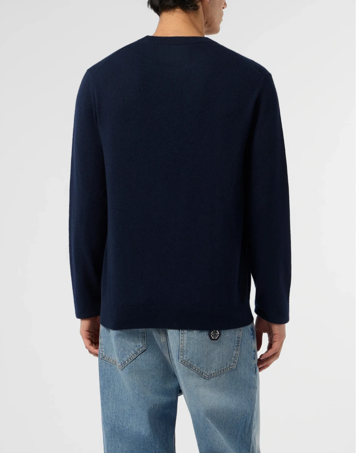 Round Neck Pullover Greatness, цвет: Синий