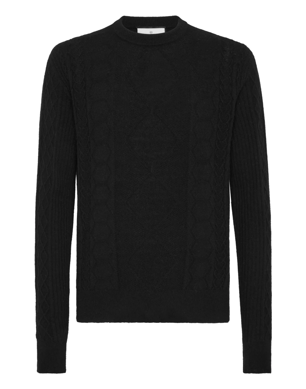 Round Neck Pullover Braids, цвет: Черный