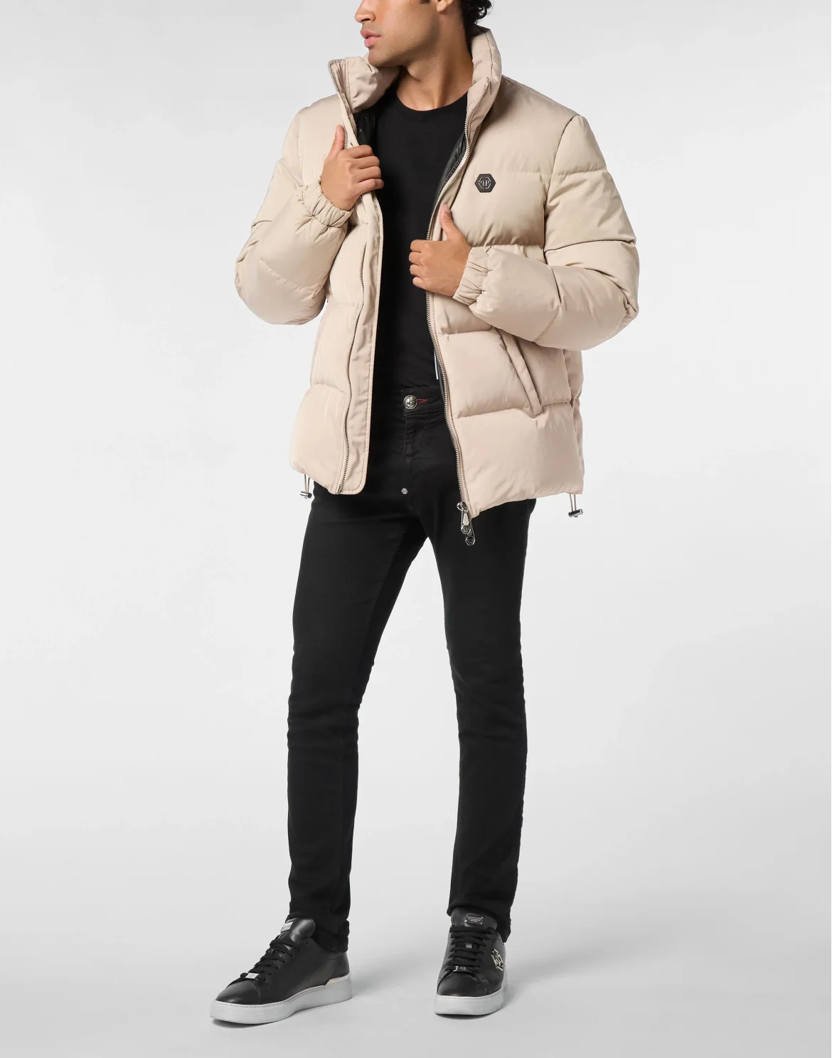 Nylon Puffer Jacket Late Checkout, цвет: Бежевый