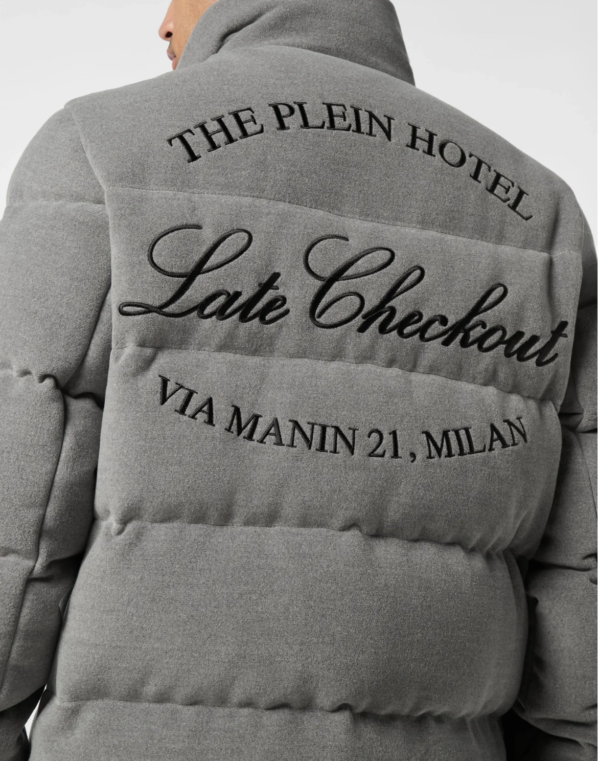 Wool Puffer Jacket Late Checkout, цвет: Серый