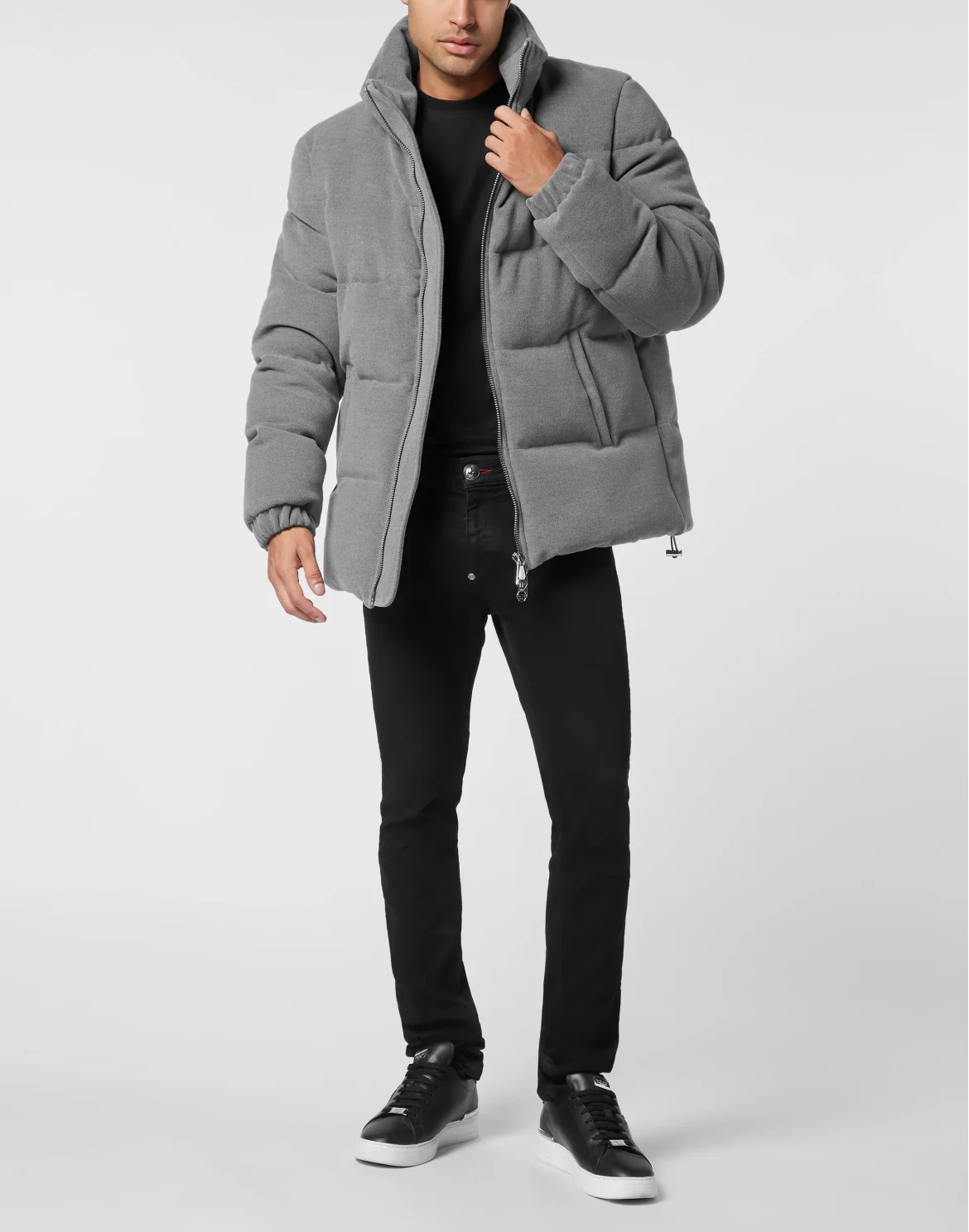 Wool Puffer Jacket Late Checkout, цвет: Серый