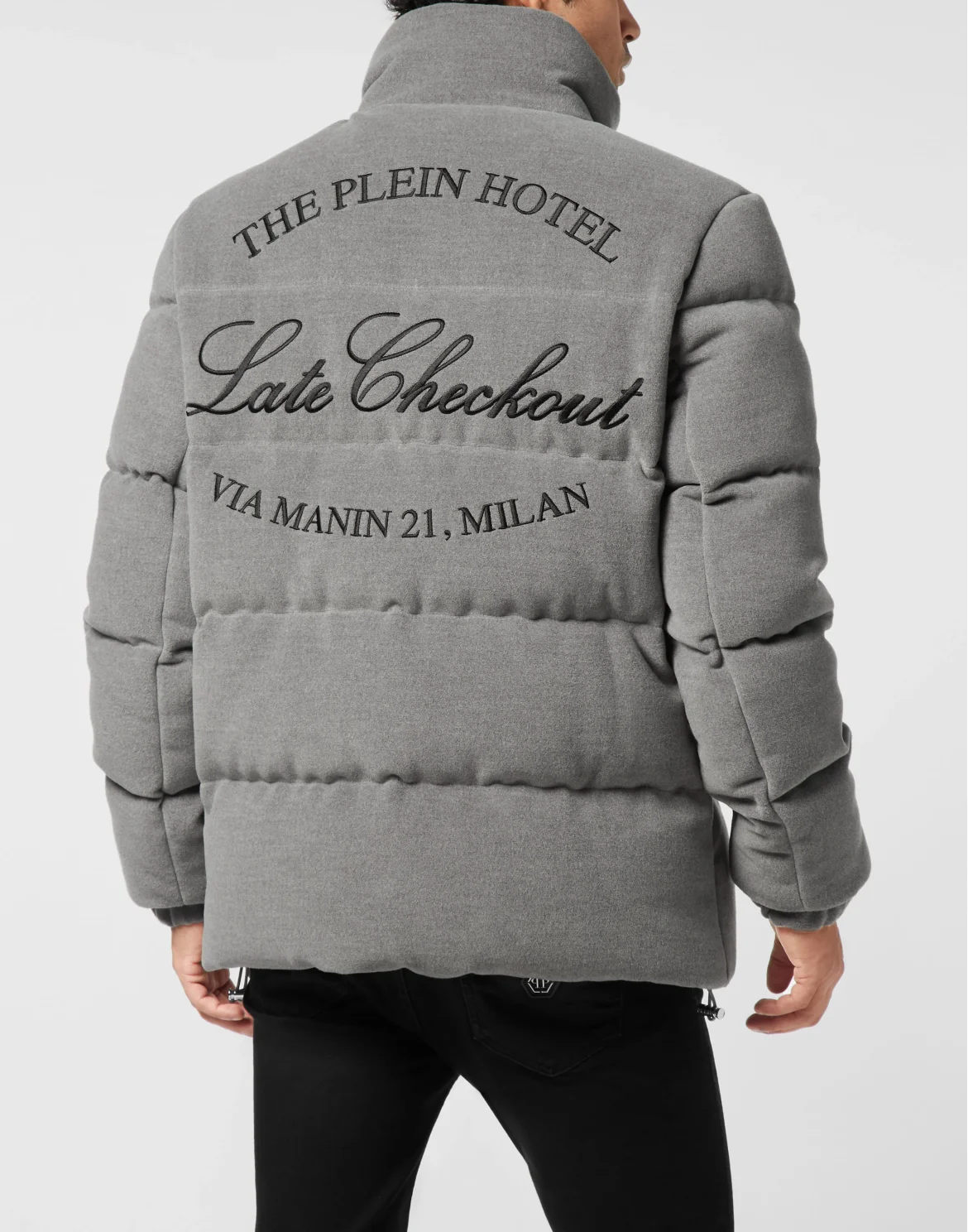 Wool Puffer Jacket Late Checkout, цвет: Серый