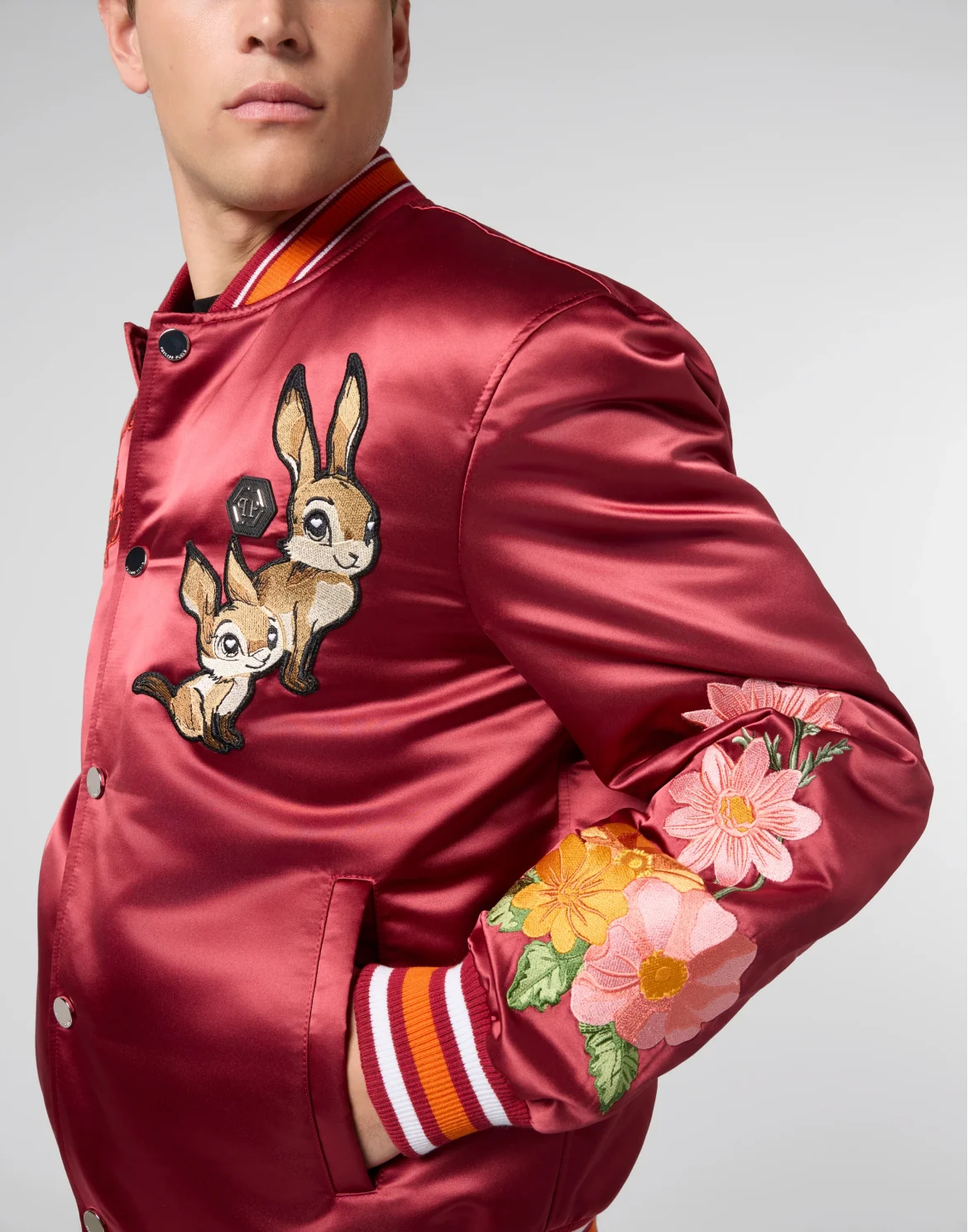 Satin Bomber Fairy Deluxe, цвет: Красный