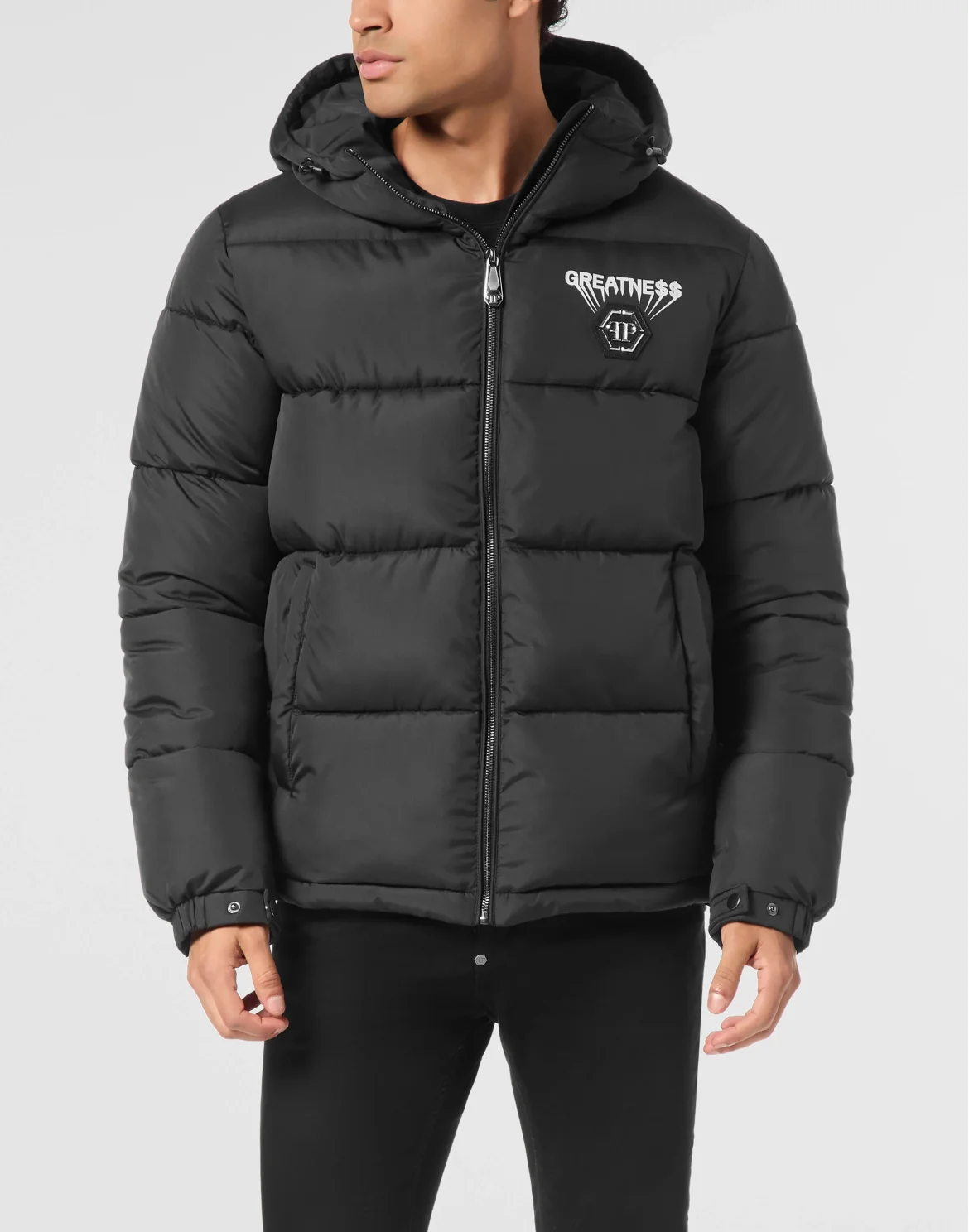 Nylon Down Jacket Greatness, цвет: Черный