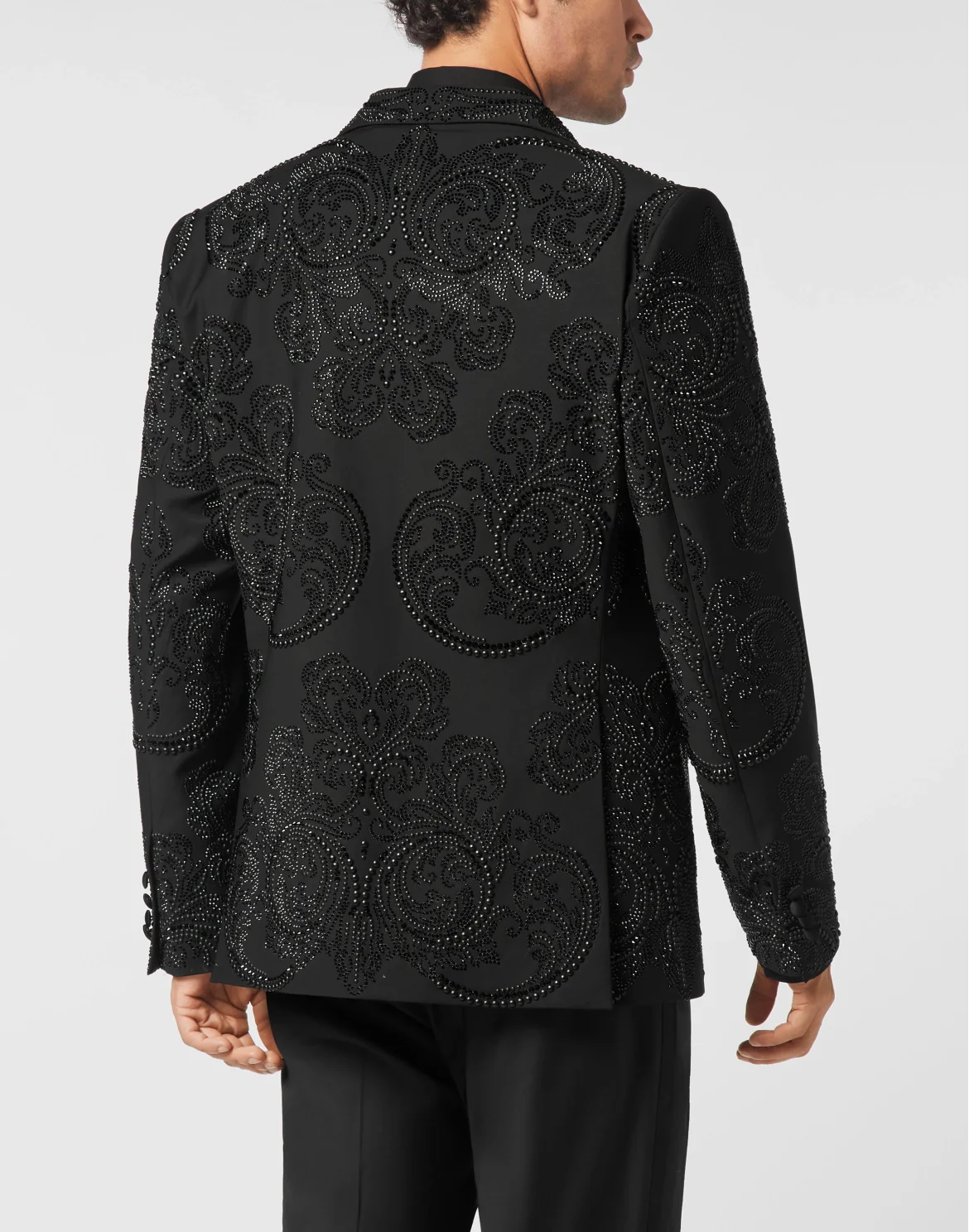 Wool Blazer Lord Fit Studs & Stones Stones, цвет: Черный
