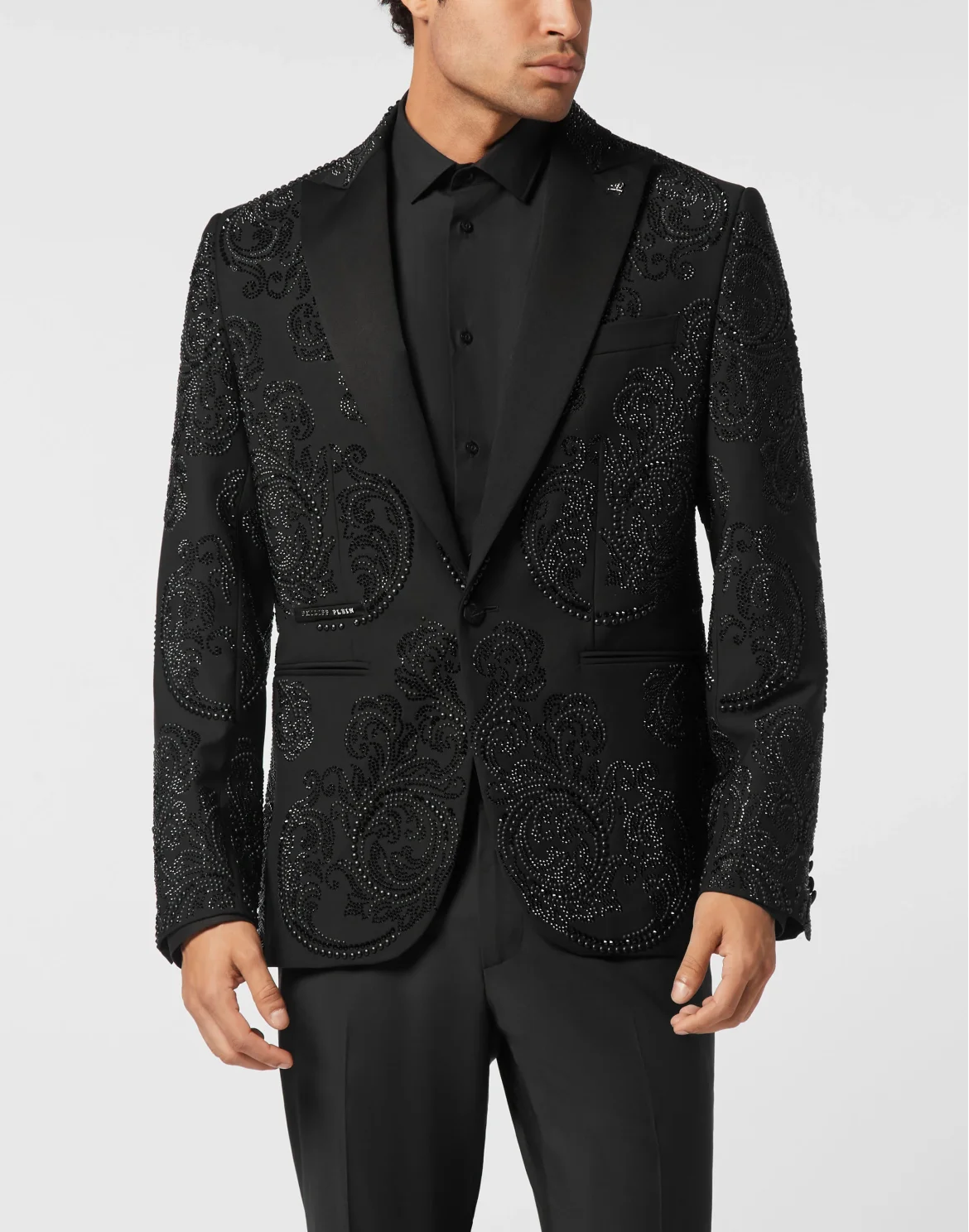 Wool Blazer Lord Fit Studs & Stones Stones, цвет: Черный