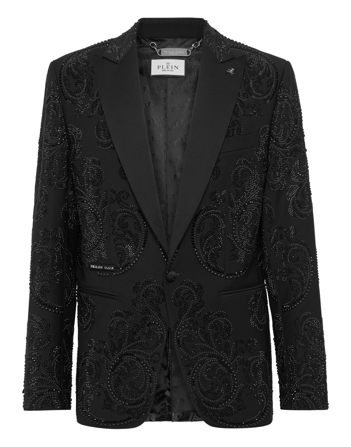 Wool Blazer Lord Fit Studs & Stones Stones, цвет: Черный