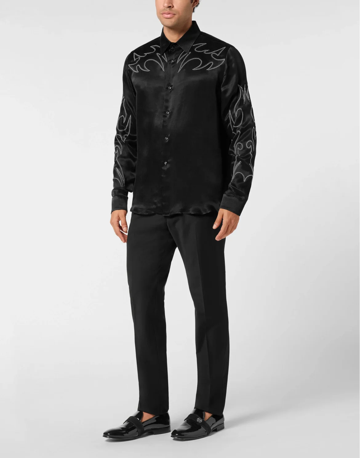 Embellished Shirt Texas, цвет: Черный