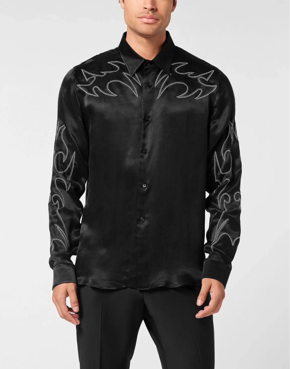 Embellished Shirt Texas, цвет: Черный