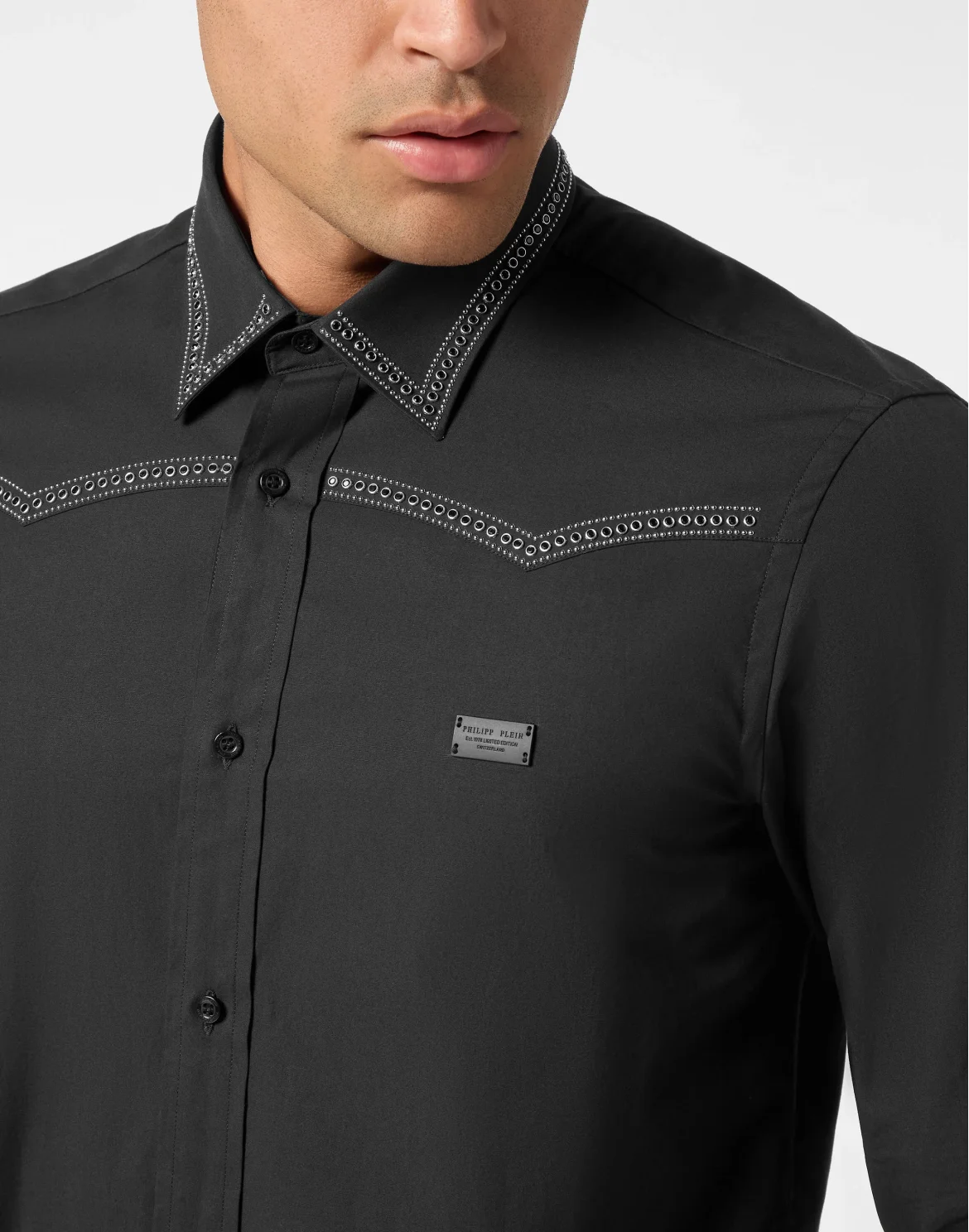 Loose Sugar Daddy Cut Shirt Cowboy Studs, цвет: Черный
