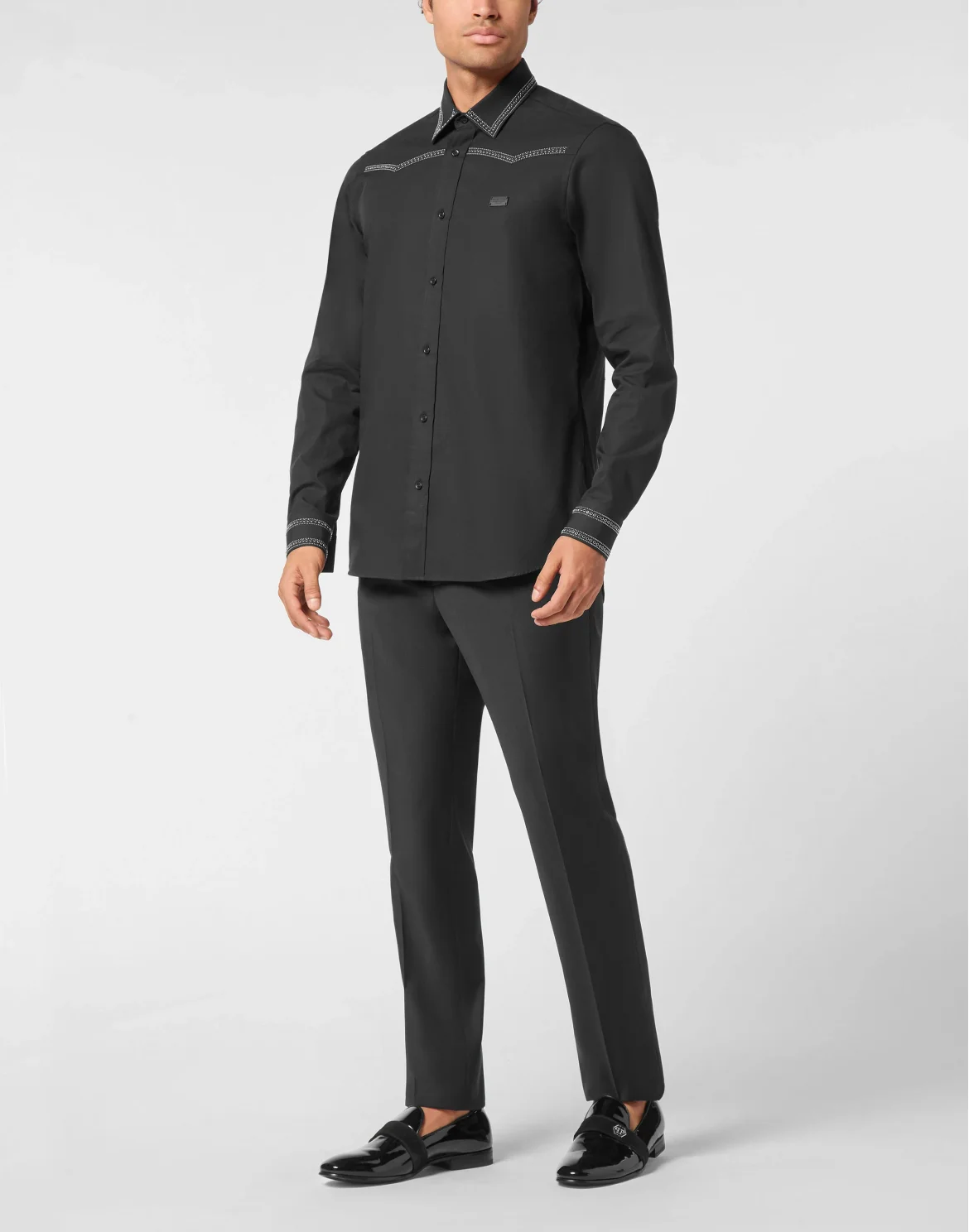 Loose Sugar Daddy Cut Shirt Cowboy Studs, цвет: Черный