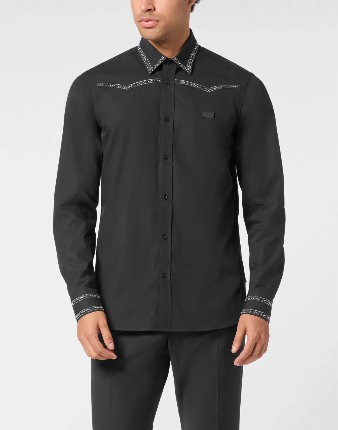 Loose Sugar Daddy Cut Shirt Cowboy Studs, цвет: Черный