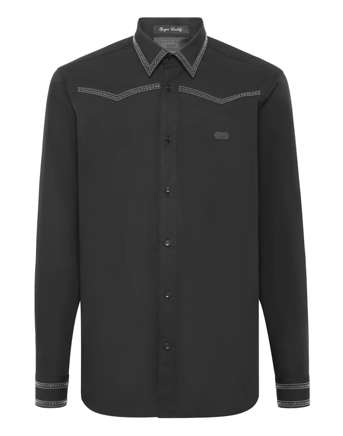 Loose Sugar Daddy Cut Shirt Cowboy Studs, цвет: Черный