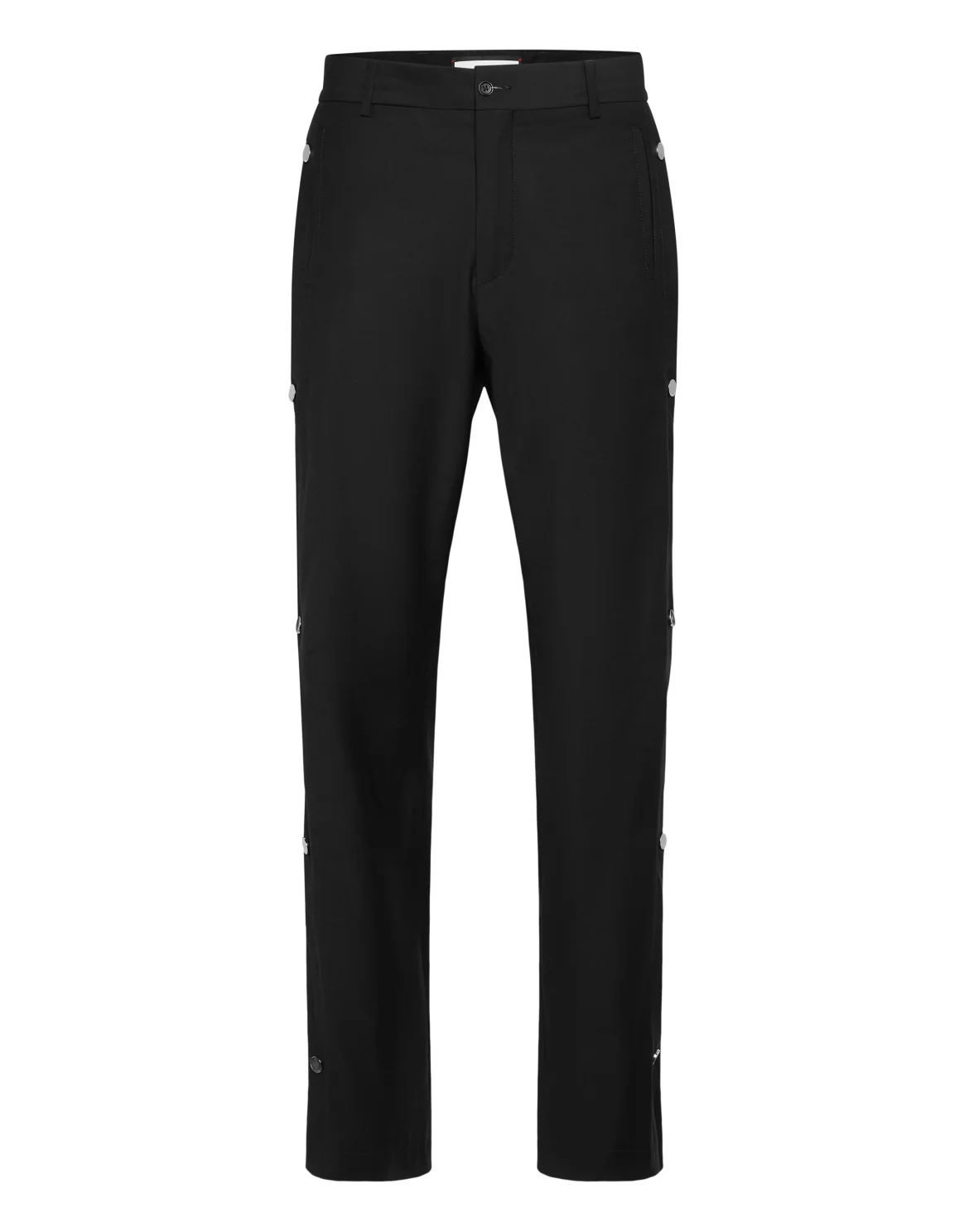 Loose Fit Trousers with Inserts Monogram, цвет: Черный