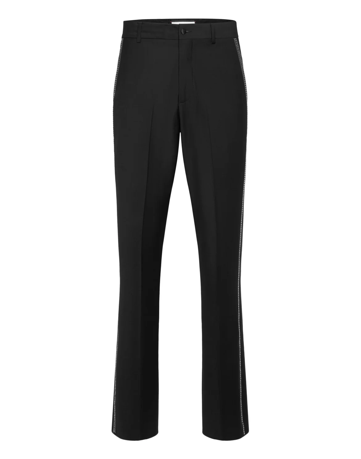 Straight Loose Trousers Studs, цвет: Черный