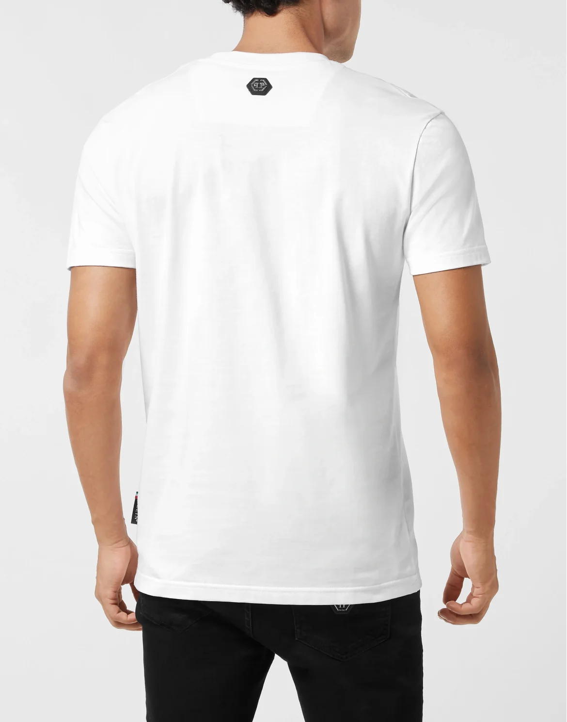 Round Neck T-Shirt Plein Deluxe Stones, цвет: Белый