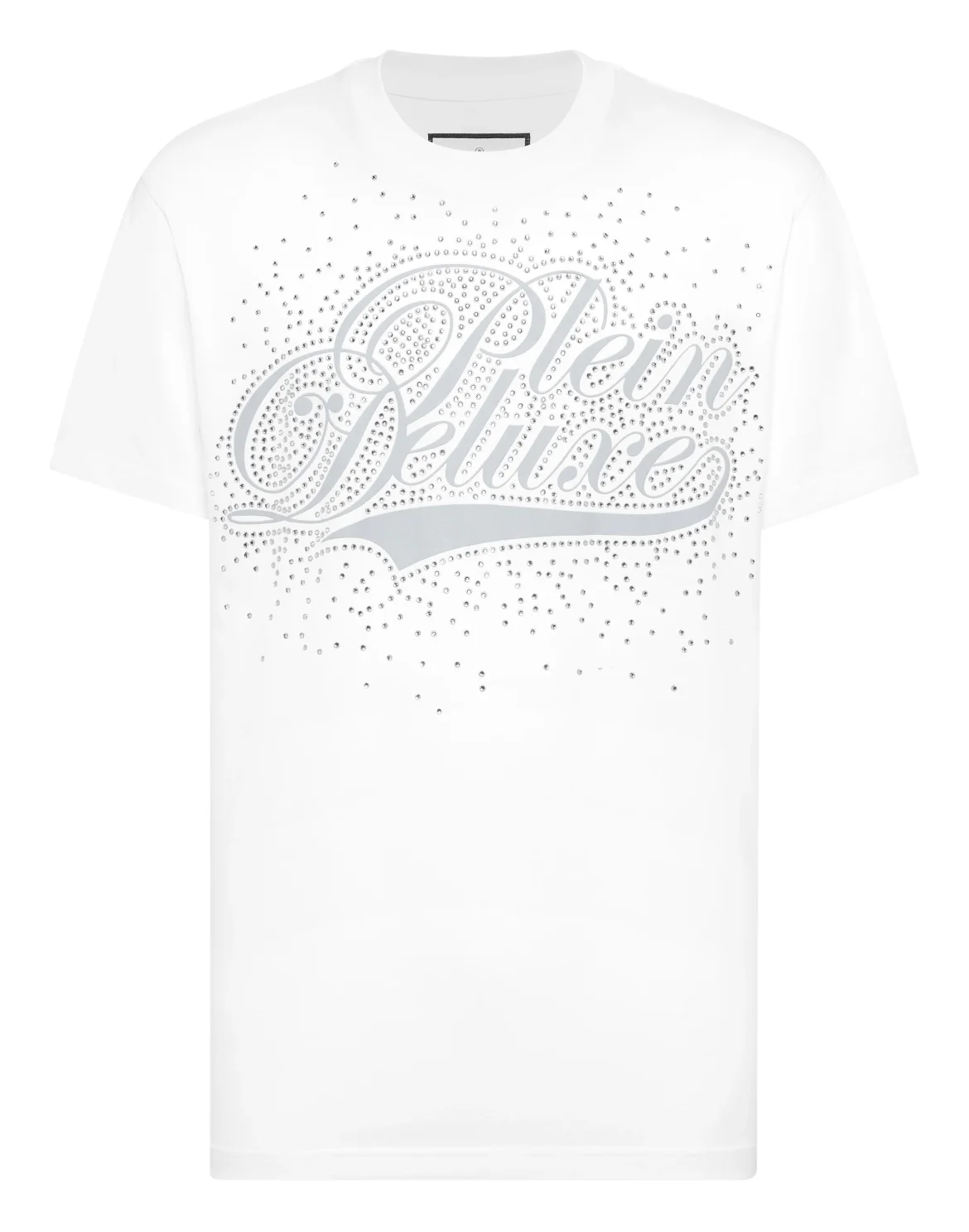 Round Neck T-Shirt Plein Deluxe Stones, цвет: Белый