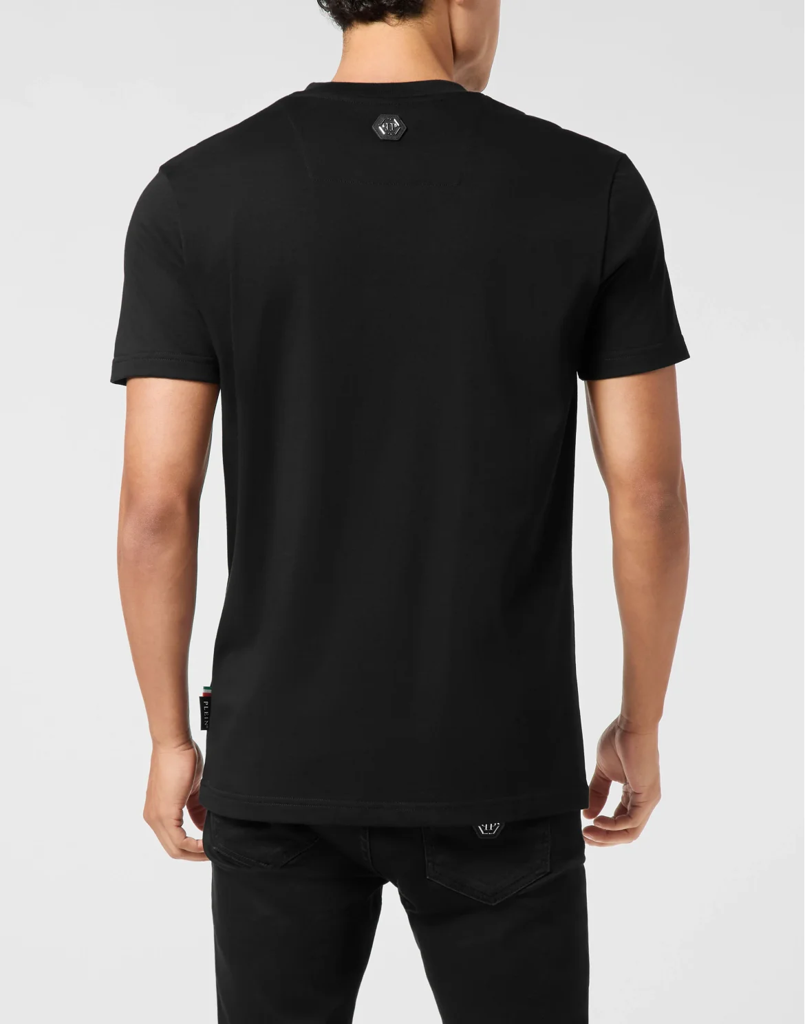 Round Neck T-Shirt Bulldog, цвет: Черный