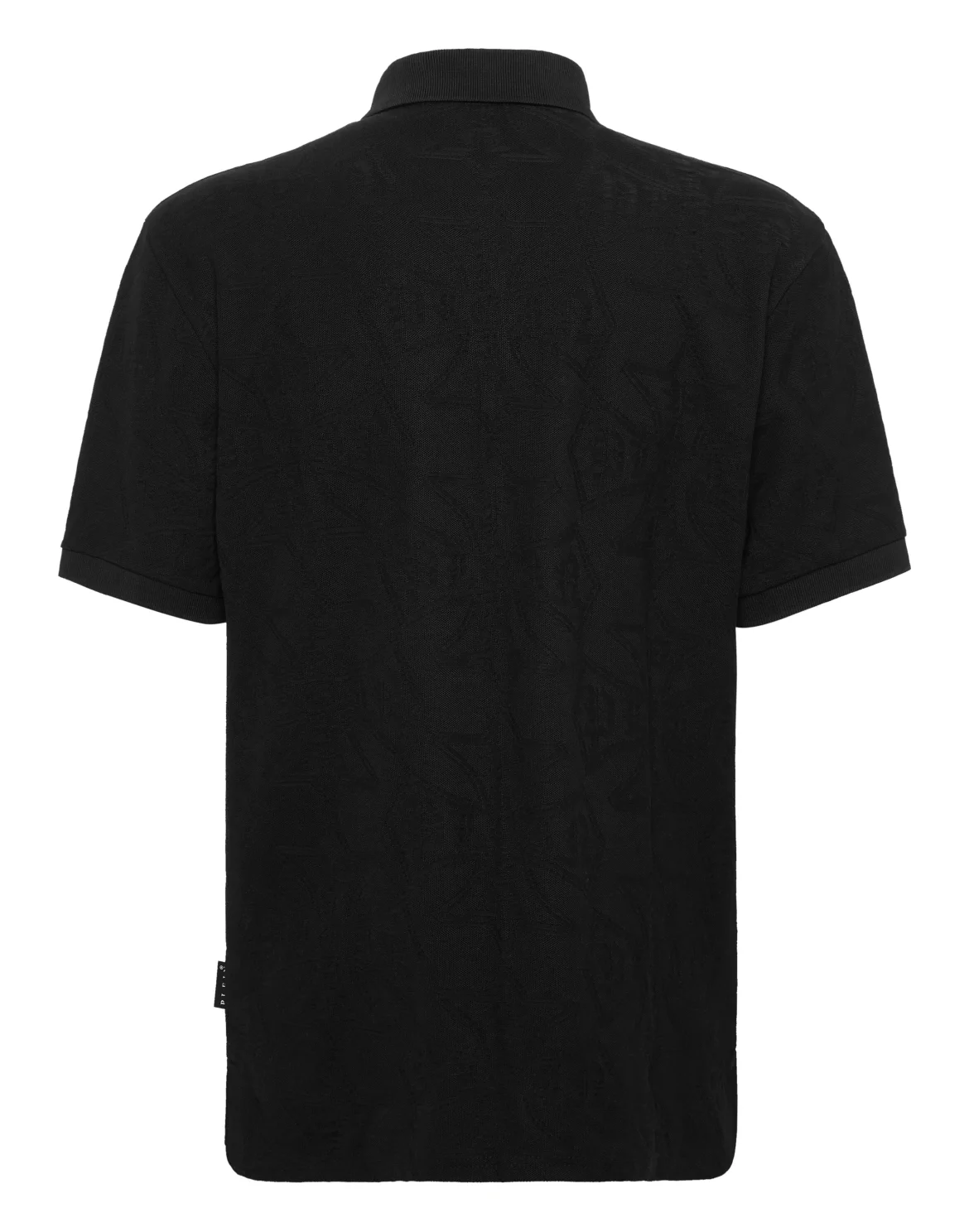 Polo T-Shirt Jacquard Crest, цвет: Черный