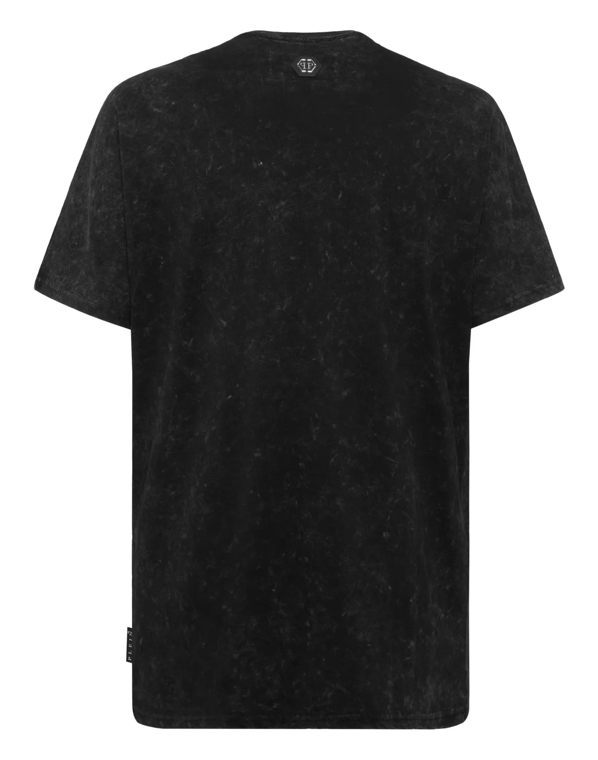 Washed Kimono Cut T-Shirt Eagle Crystal, цвет: Черный