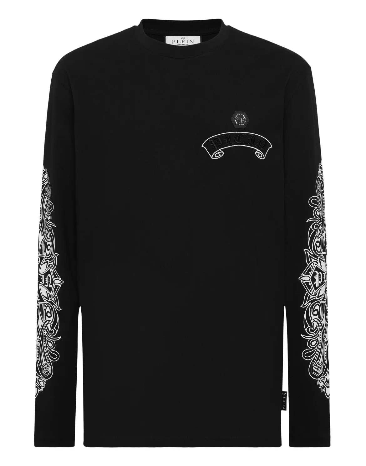 Long Sleeve T-Shirt Chrome Crest, цвет: Черный