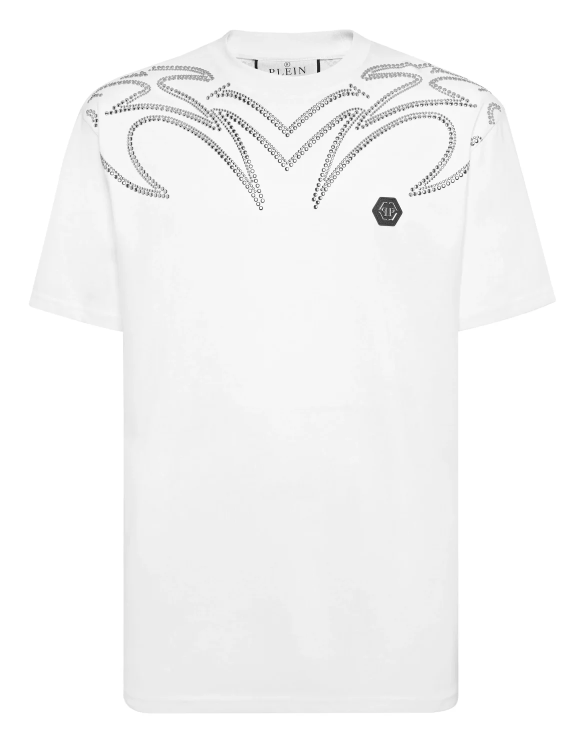 Round Neck T-Shirt Texas Studs, цвет: Белый