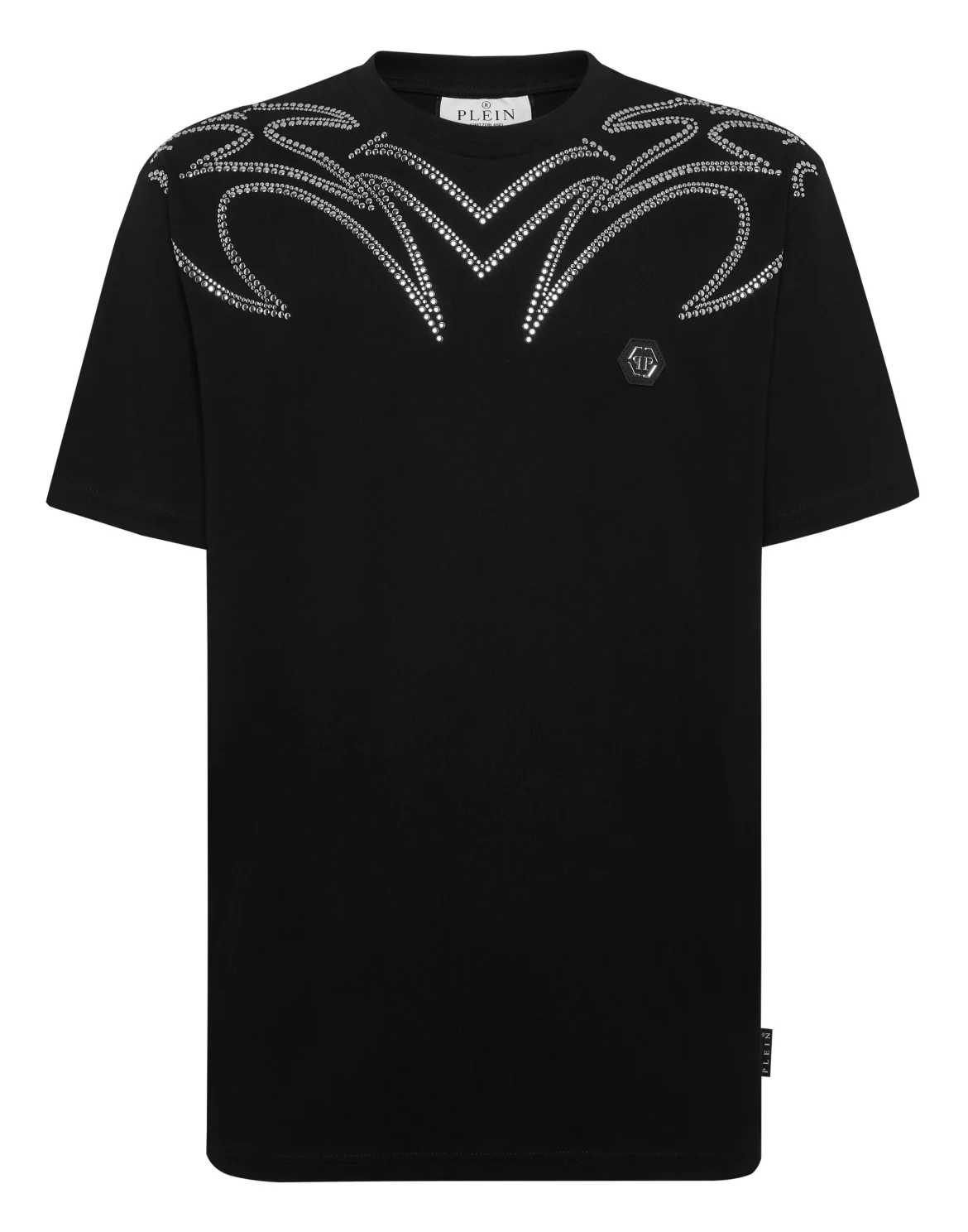 Round Neck T-Shirt Texas Studs, цвет: Черный