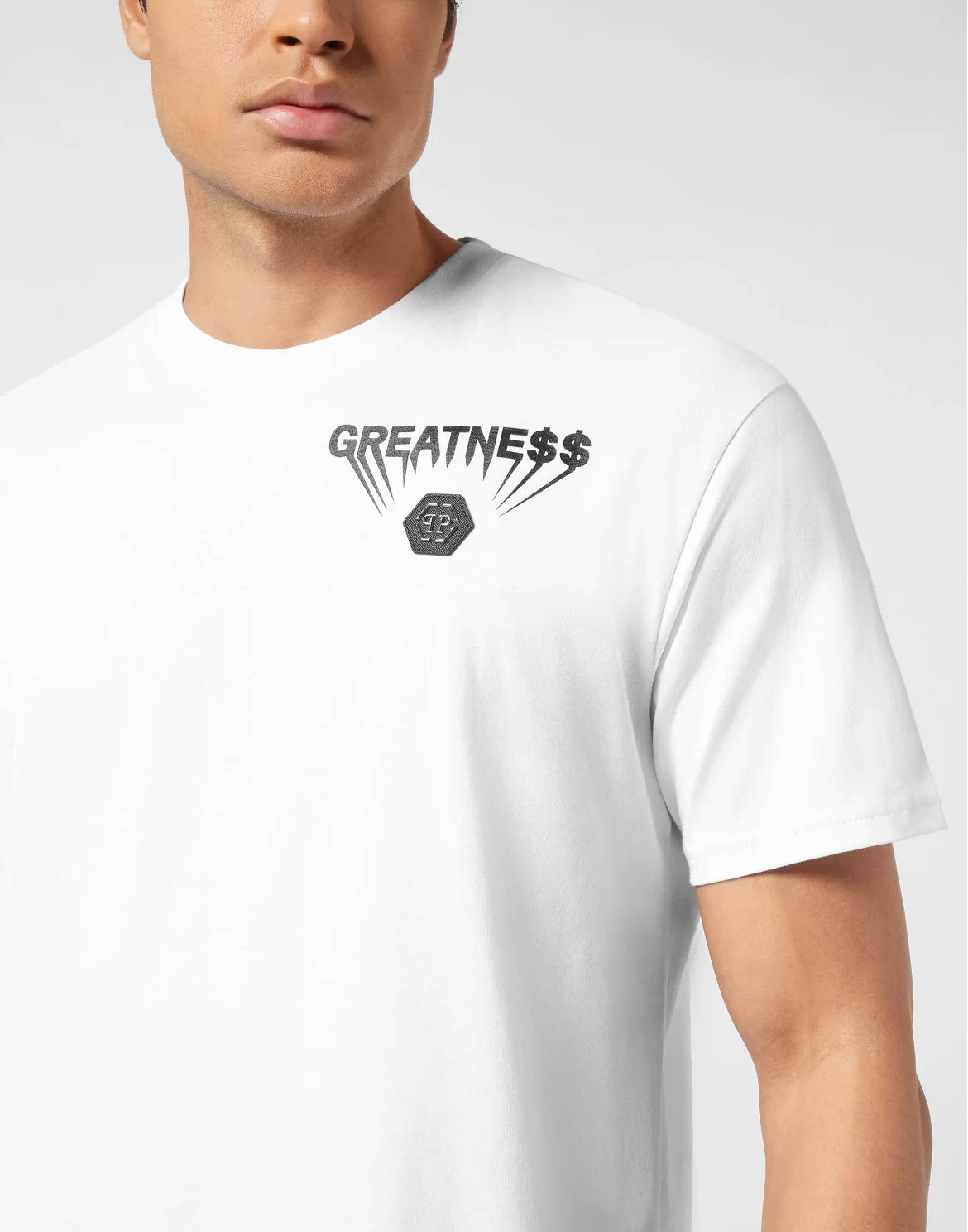 Round Neck T-Shirt Greatness, цвет: Белый